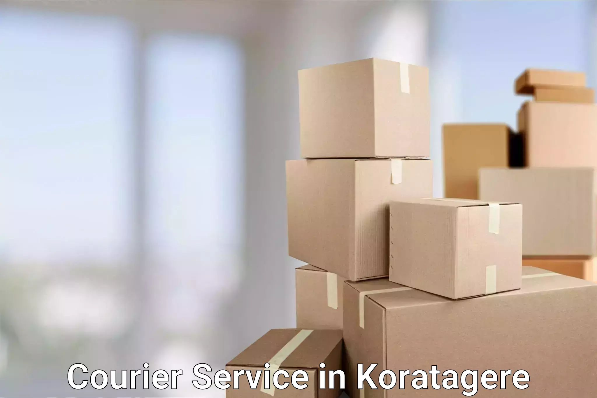 Optimized courier strategies in Koratagere