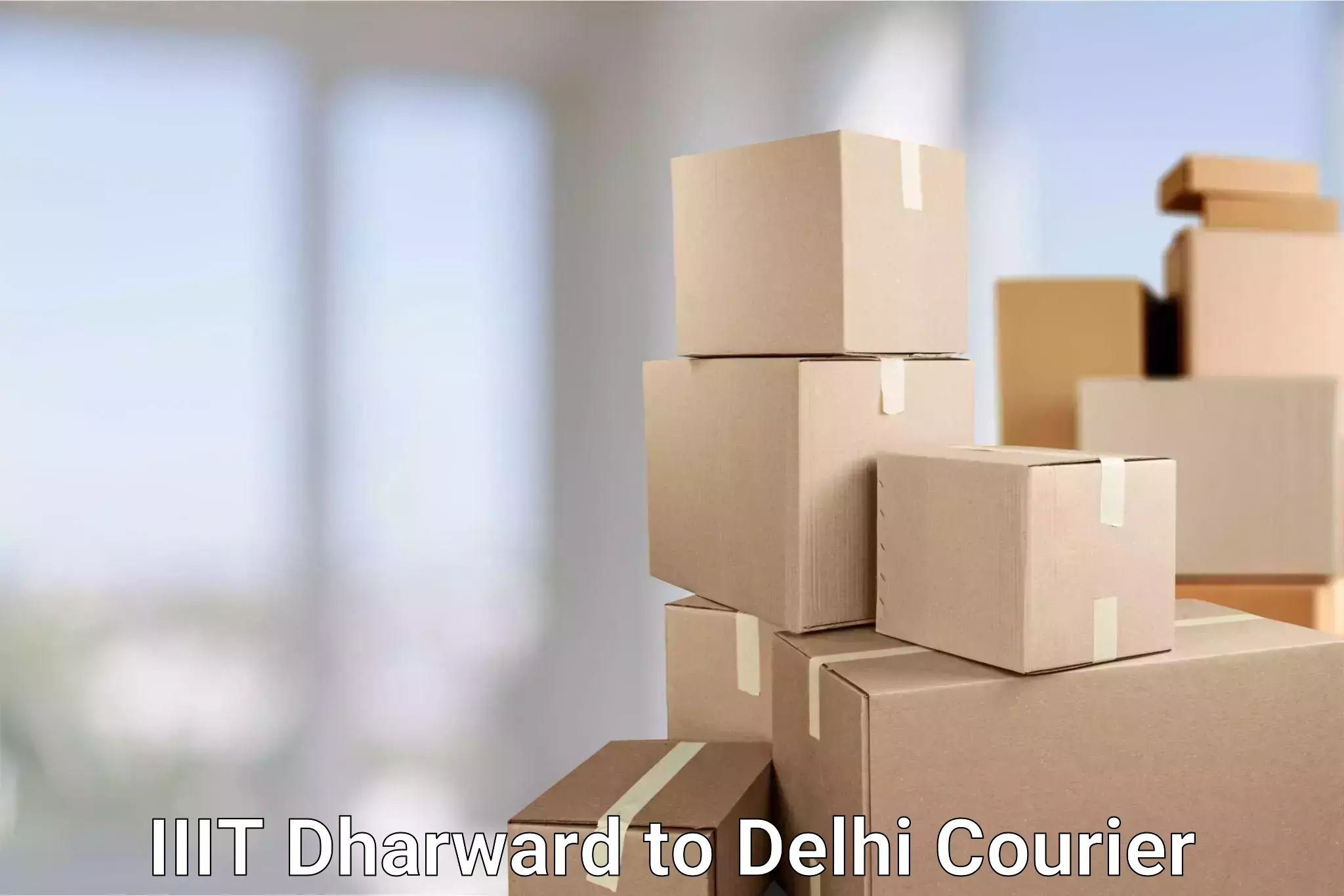 Smart parcel tracking IIIT Dharward to Jamia Hamdard New Delhi