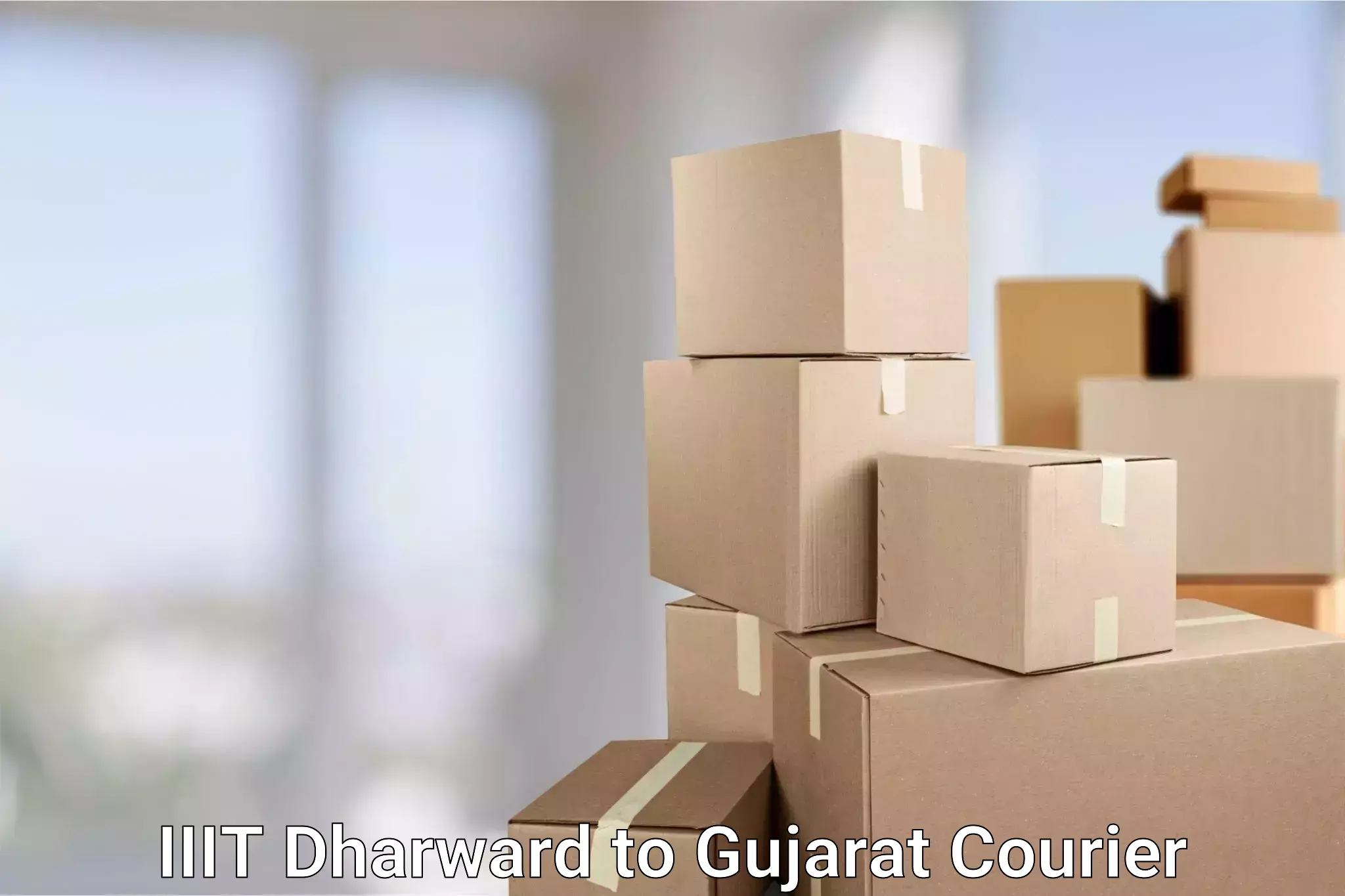 Efficient parcel transport IIIT Dharward to Ahmedabad