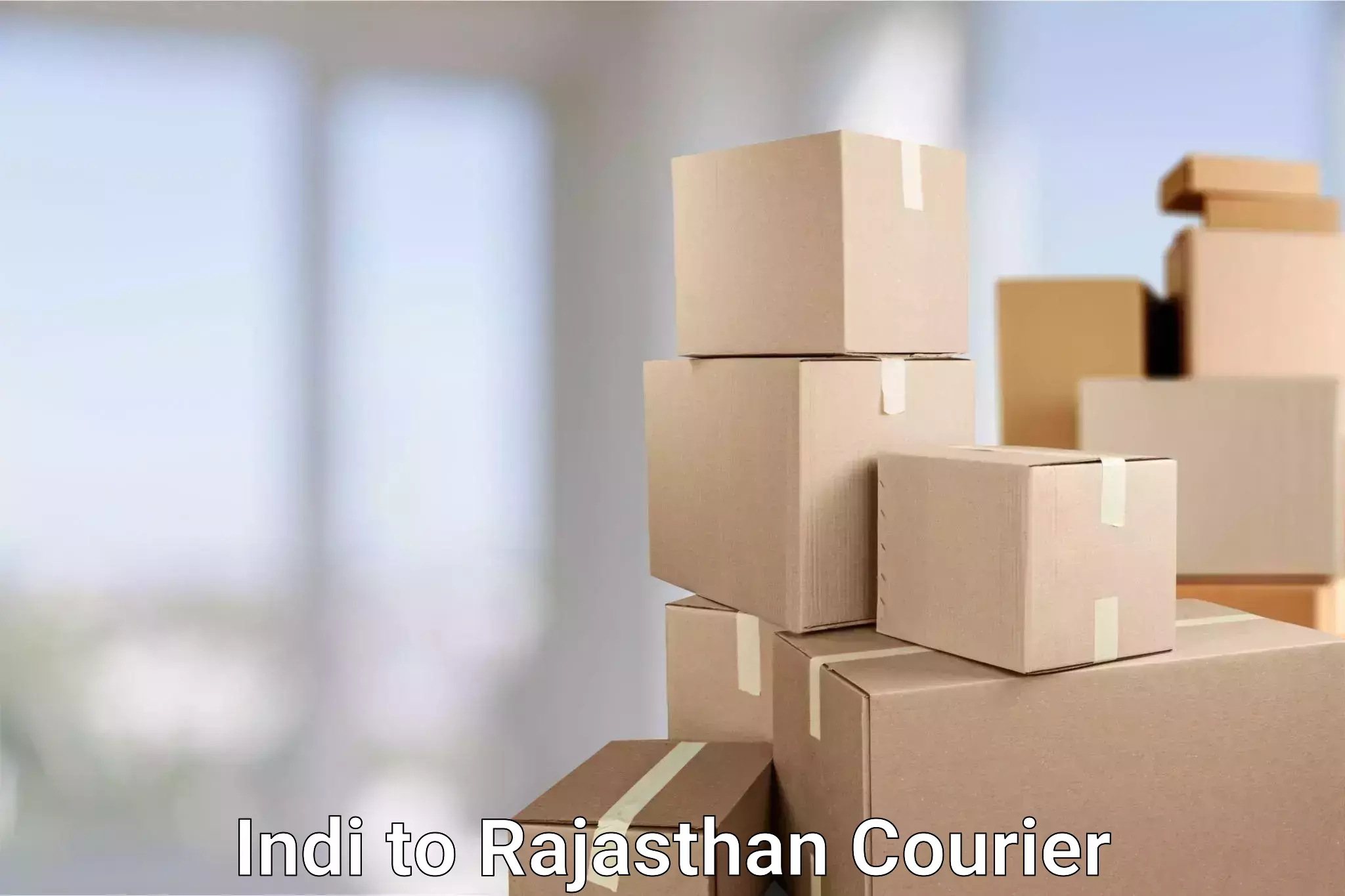 Express delivery network Indi to Rajgarh Rajasthan