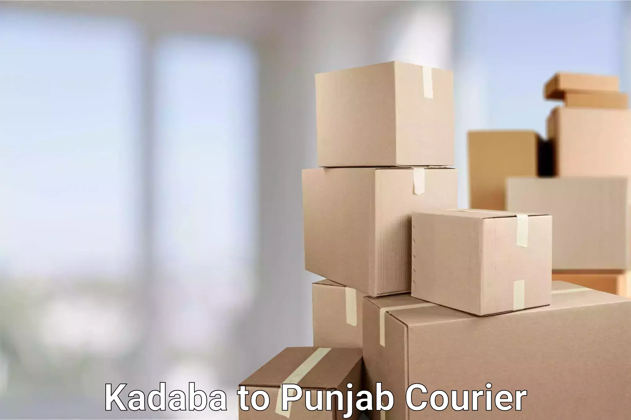 Express delivery network Kadaba to Pathankot