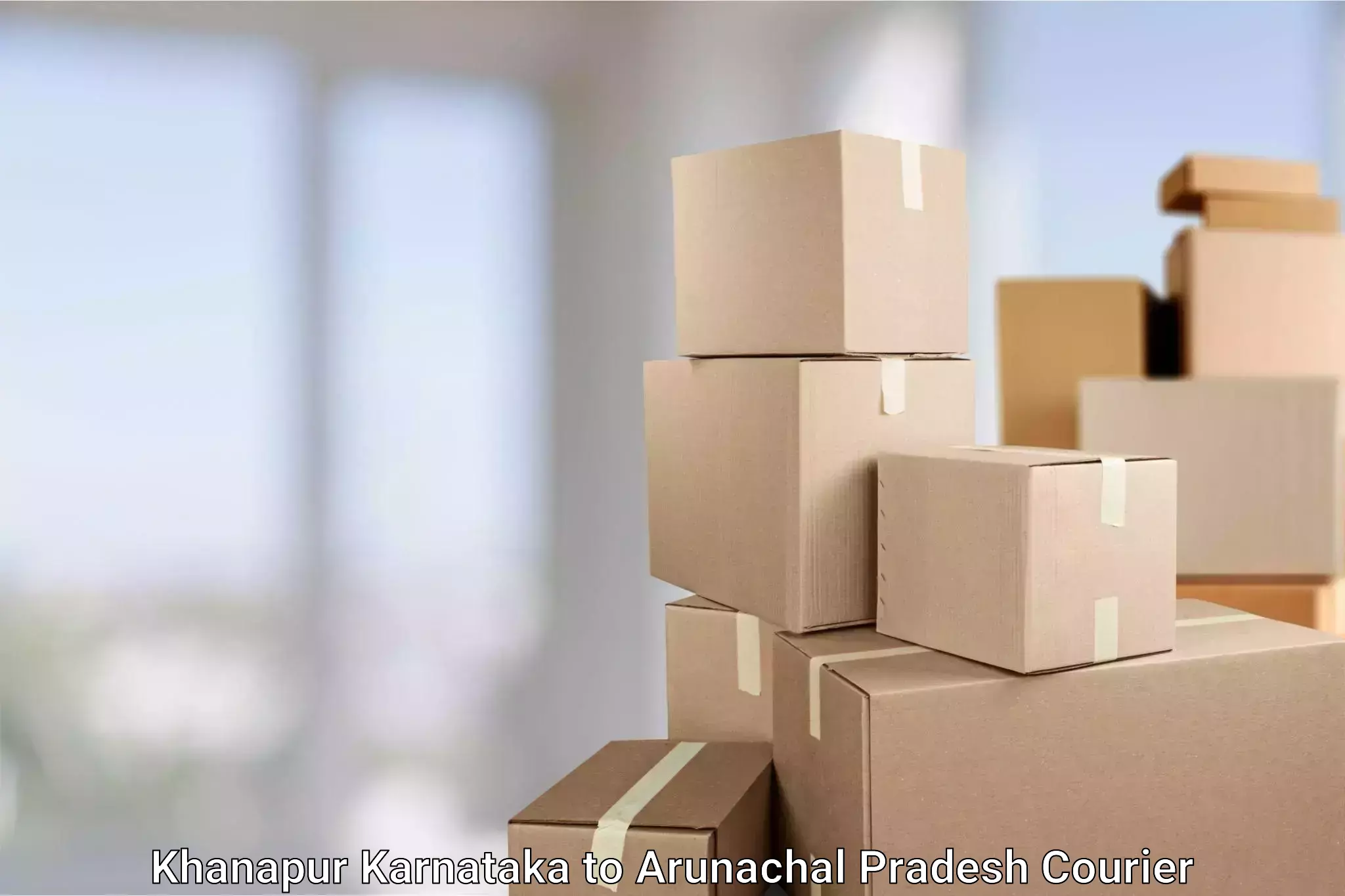 Express delivery solutions Khanapur Karnataka to Arunachal Pradesh