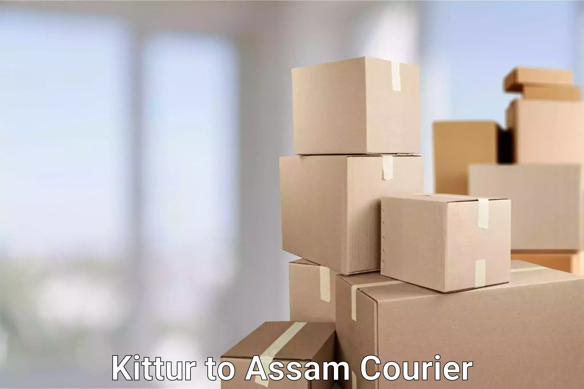 Next-day freight services in Kittur to North Lakhimpur