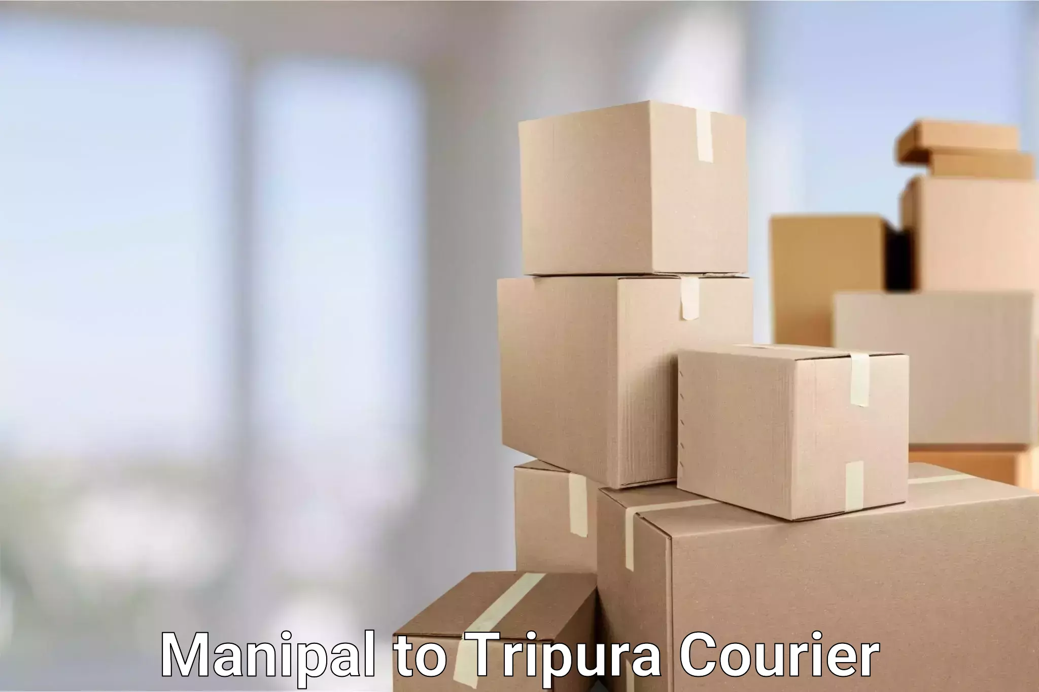 State-of-the-art courier technology in Manipal to West Tripura