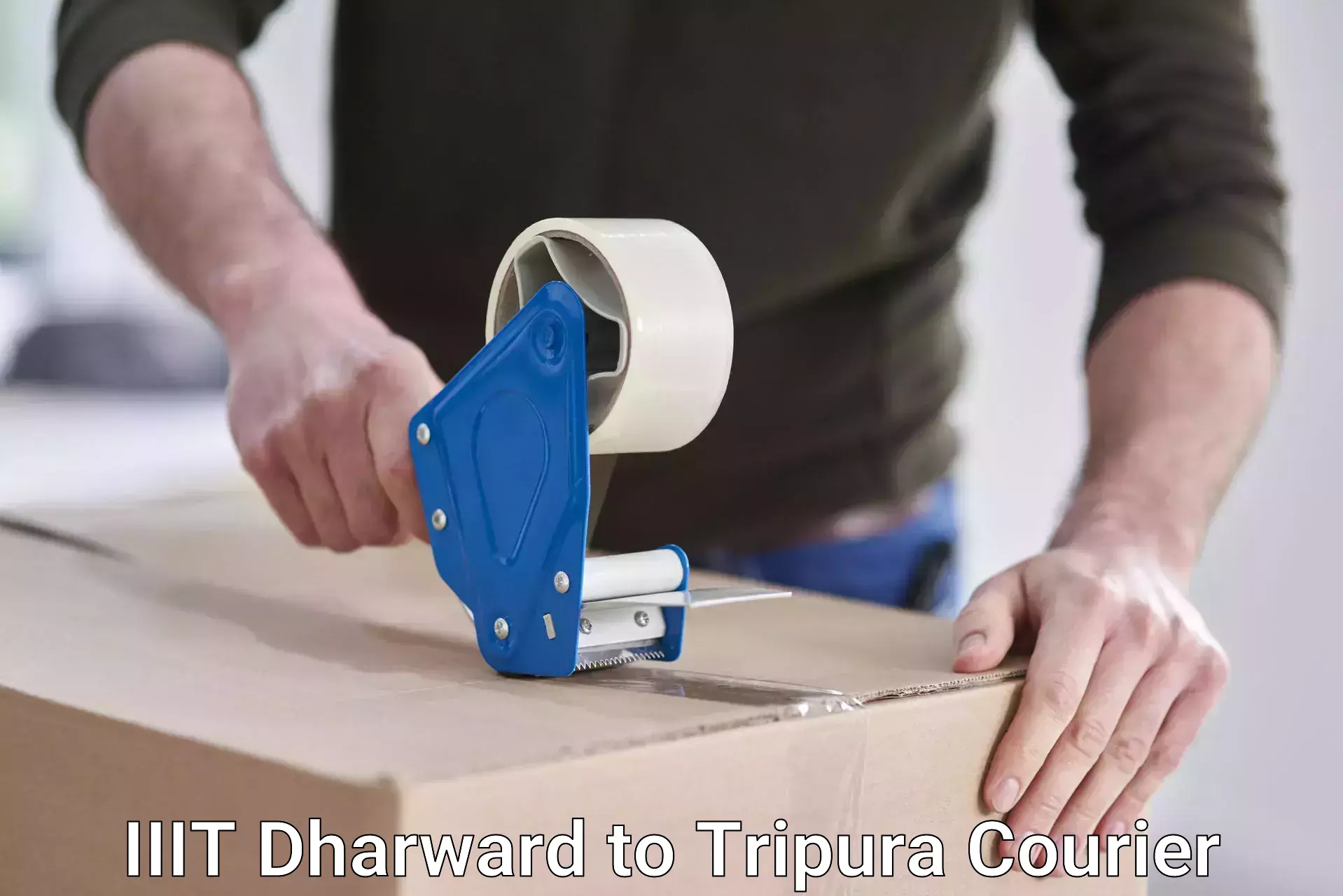 Return courier service IIIT Dharward to Tripura