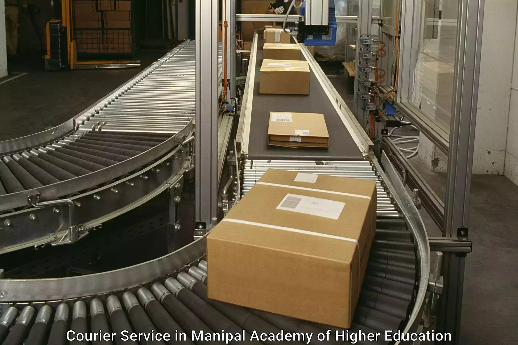 Advanced parcel tracking in Manipal Academy of Higher Education