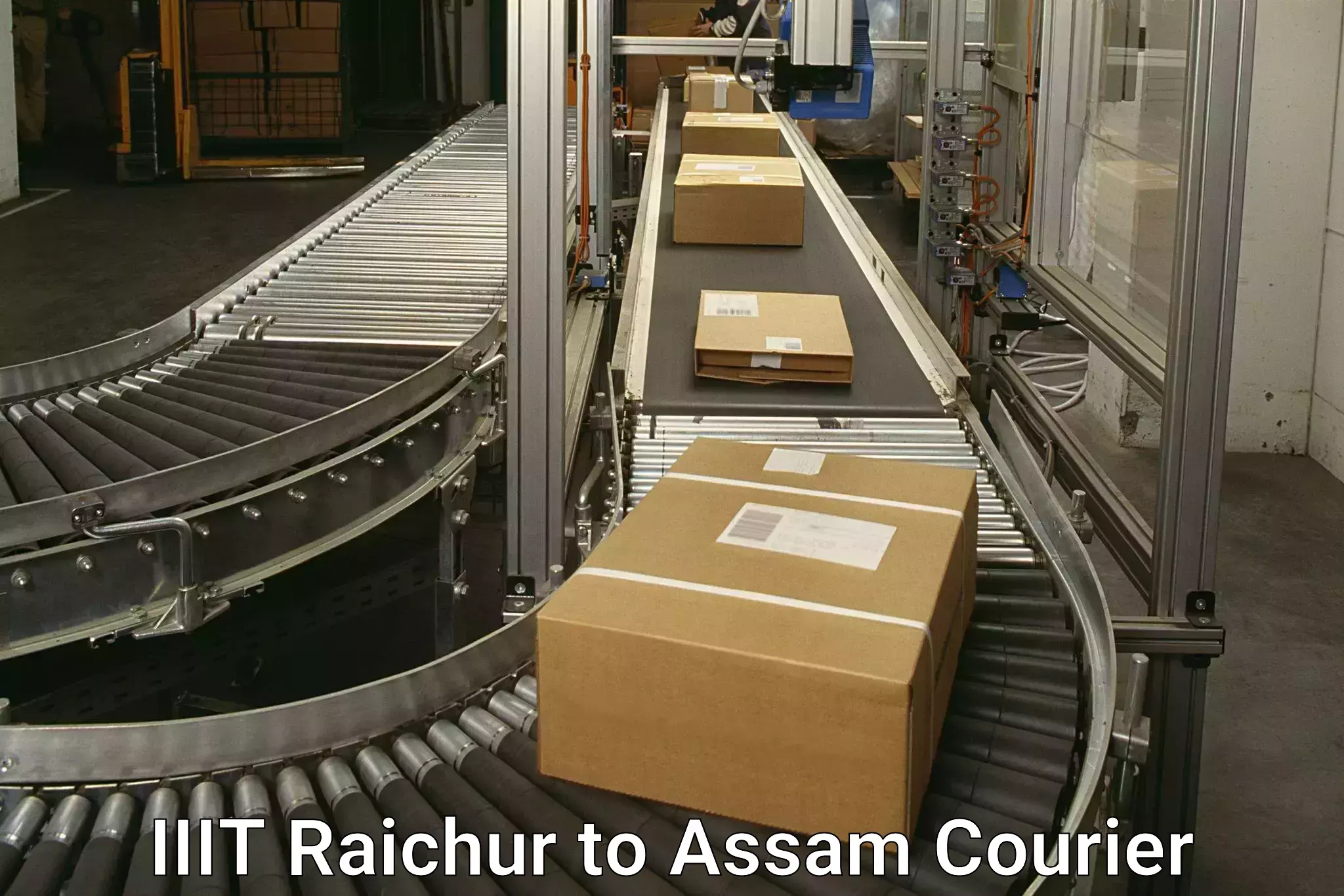 Custom courier packaging IIIT Raichur to Lala Assam