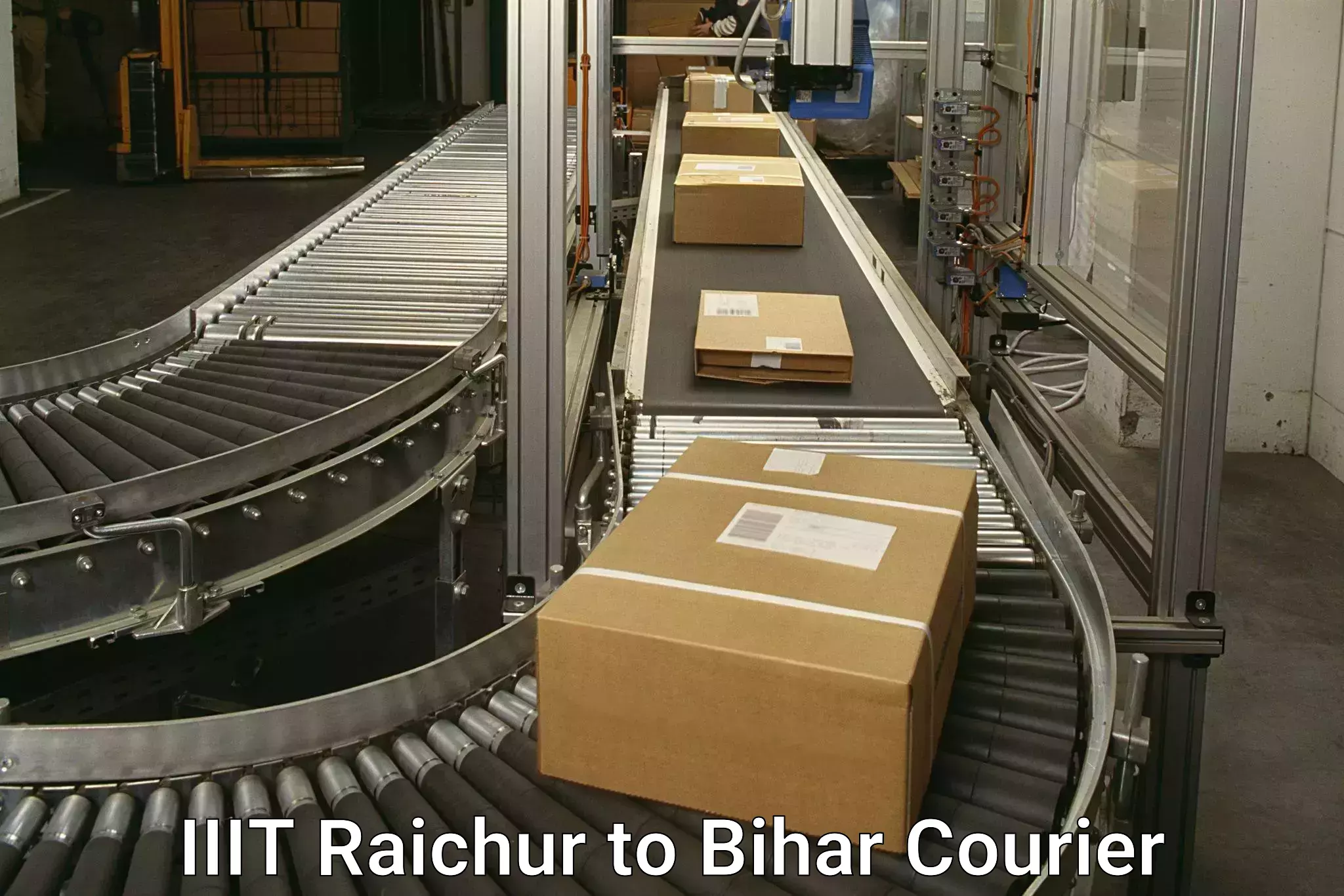 Express package handling IIIT Raichur to Bikramganj