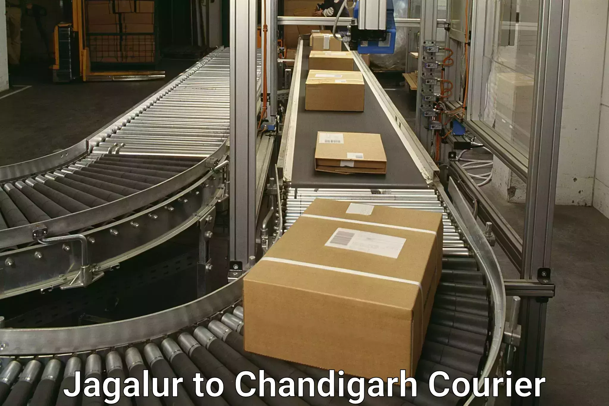 Sustainable courier practices Jagalur to Panjab University Chandigarh