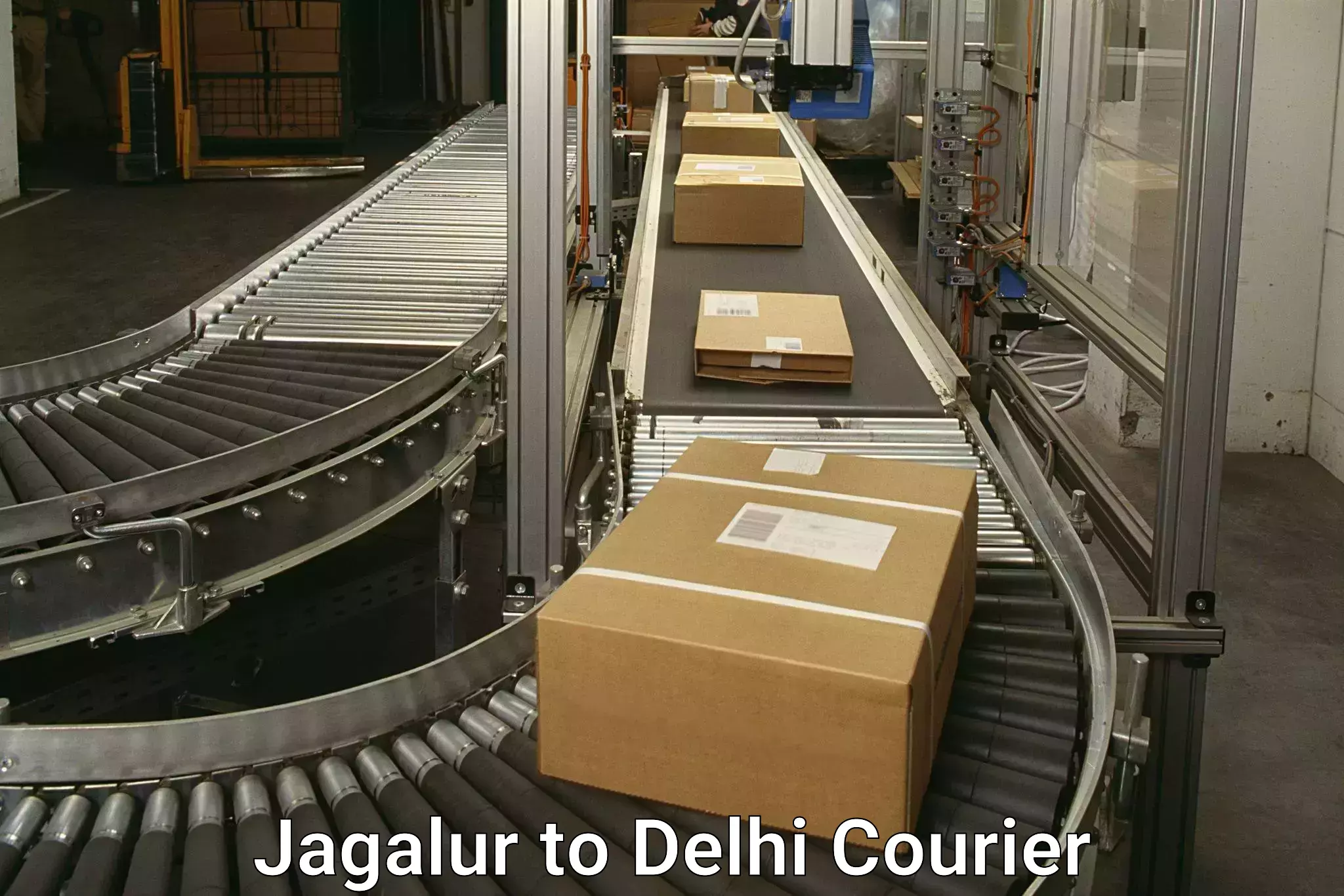 Return courier service Jagalur to Ramesh Nagar