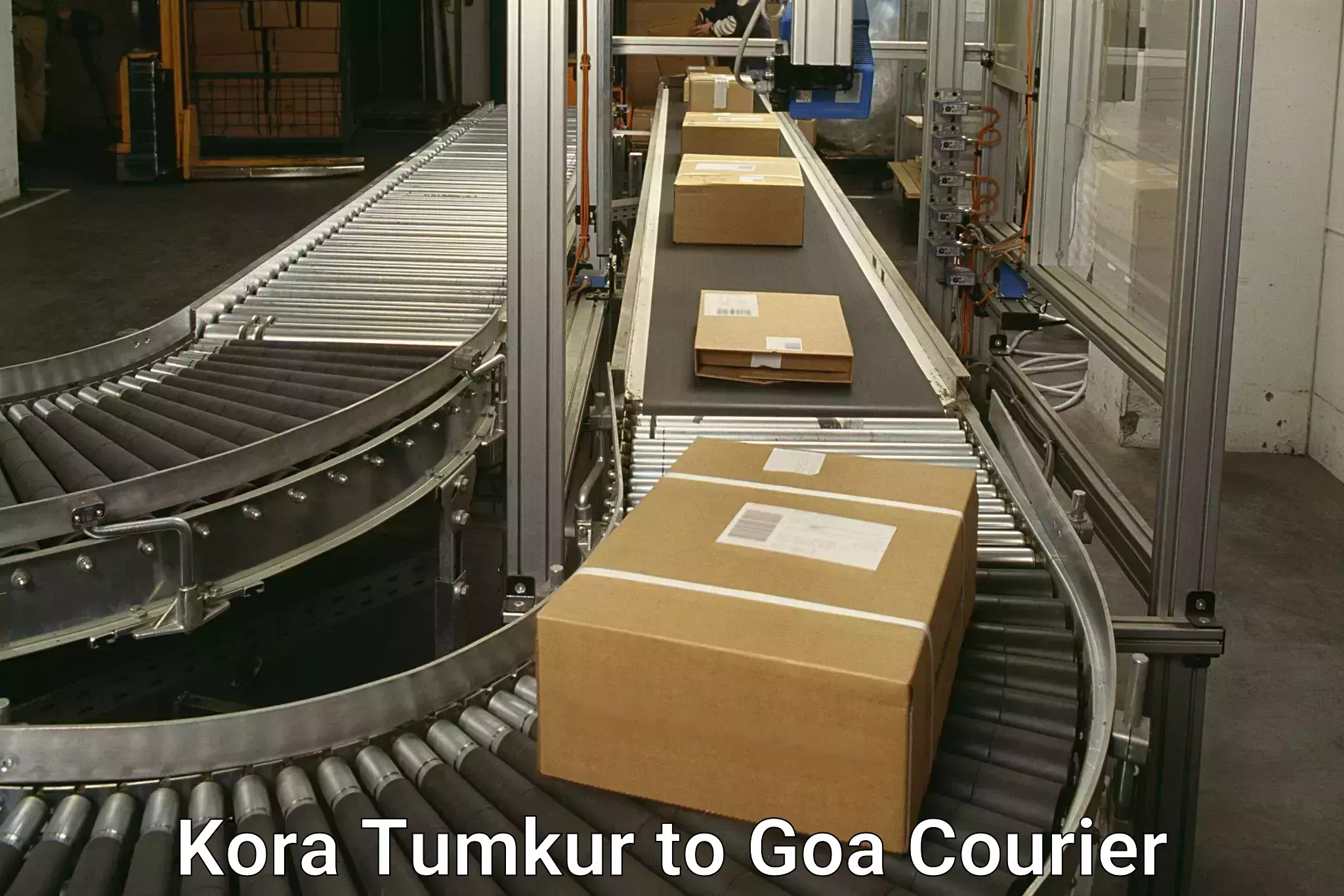 Courier dispatch services Kora Tumkur to Goa