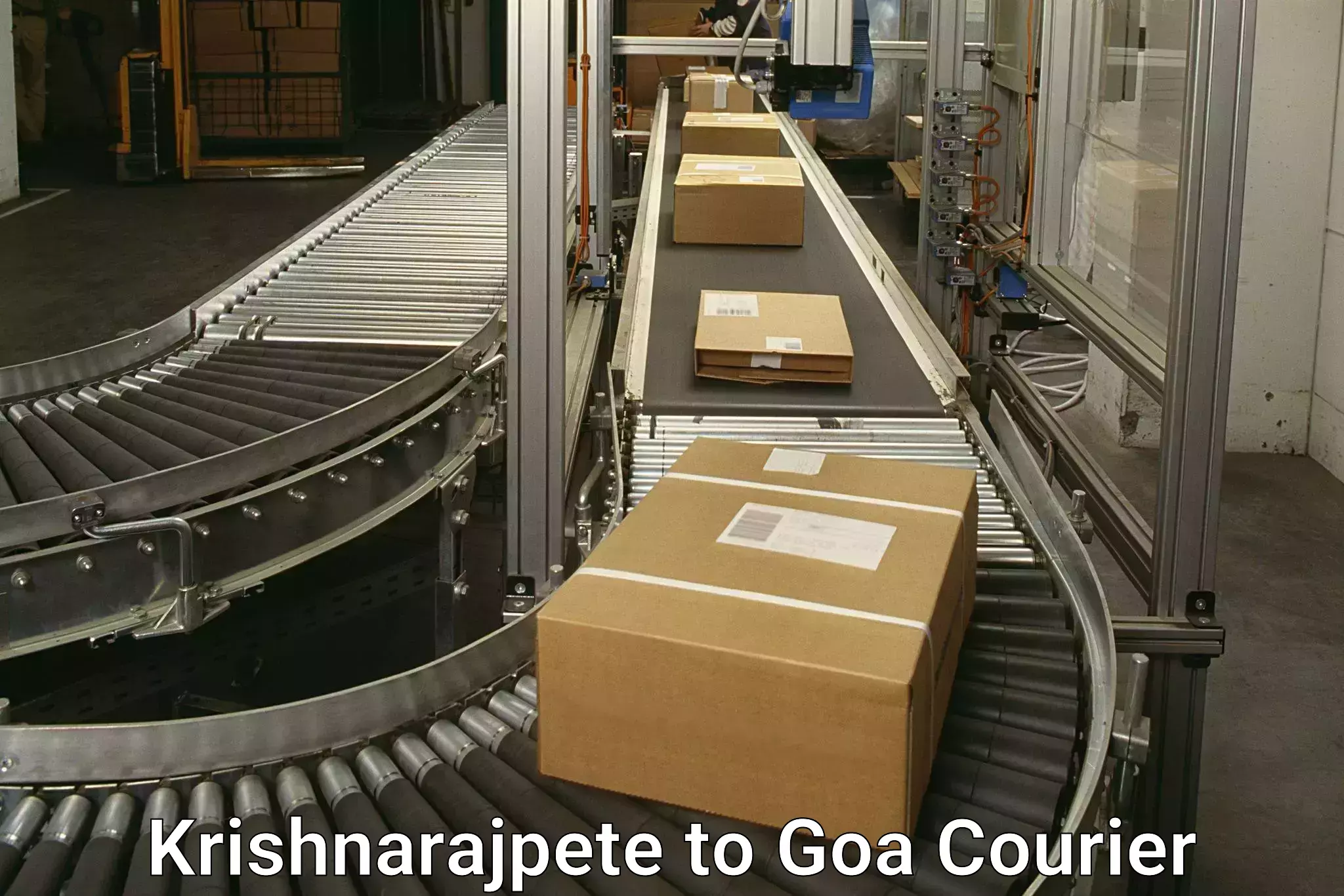 Flexible delivery schedules Krishnarajpete to Goa University