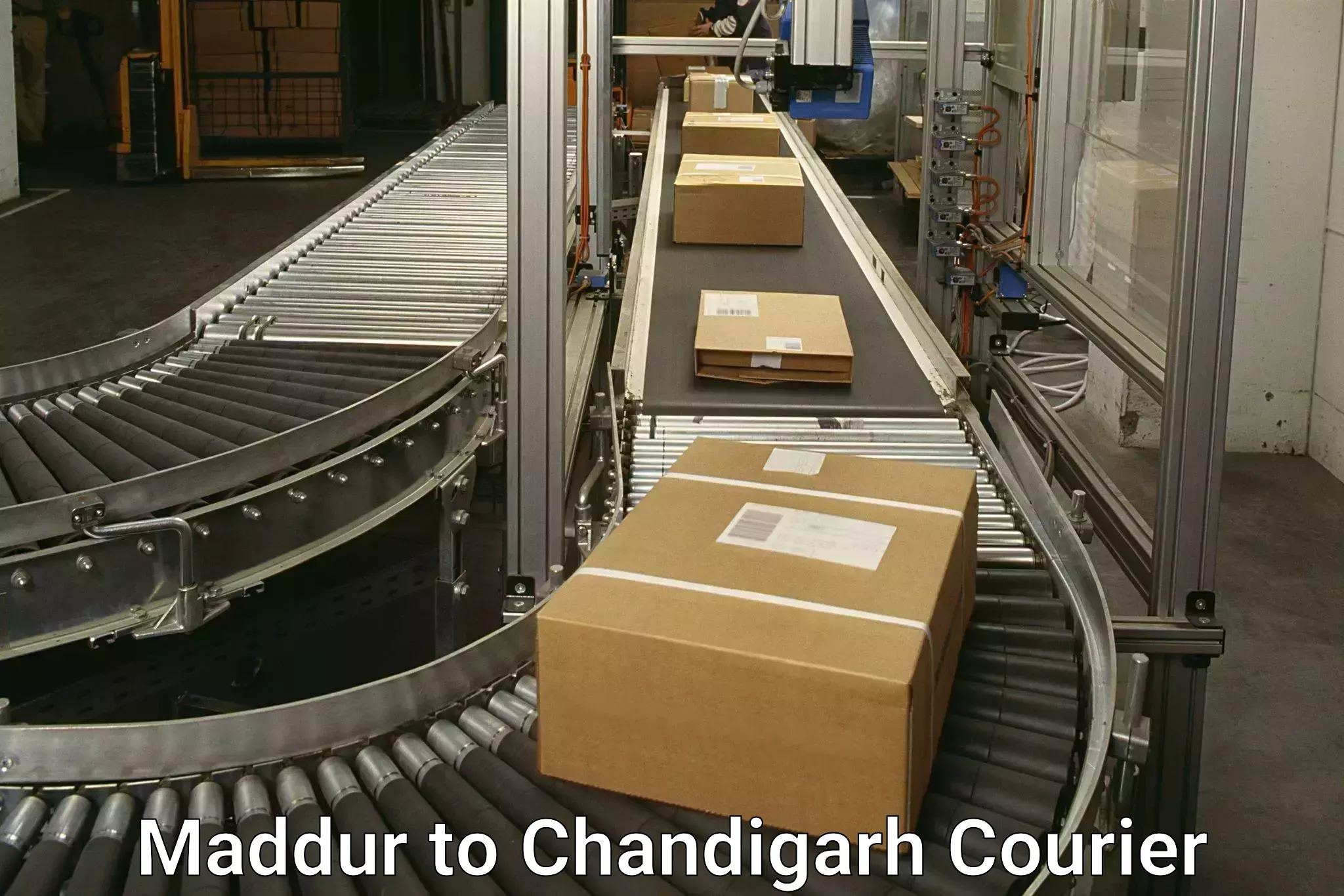 Customer-oriented courier services Maddur to Panjab University Chandigarh