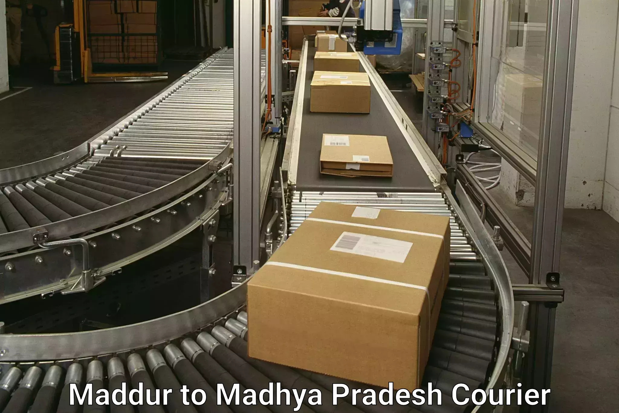 Long distance courier Maddur to Neemuch