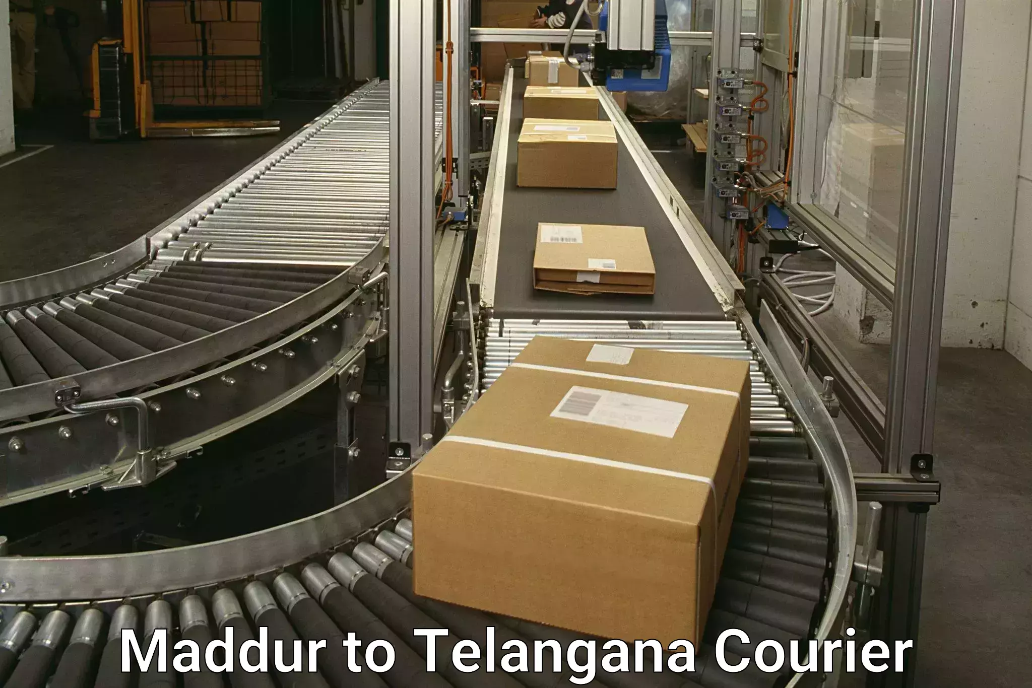 Express delivery capabilities Maddur to Hyderabad