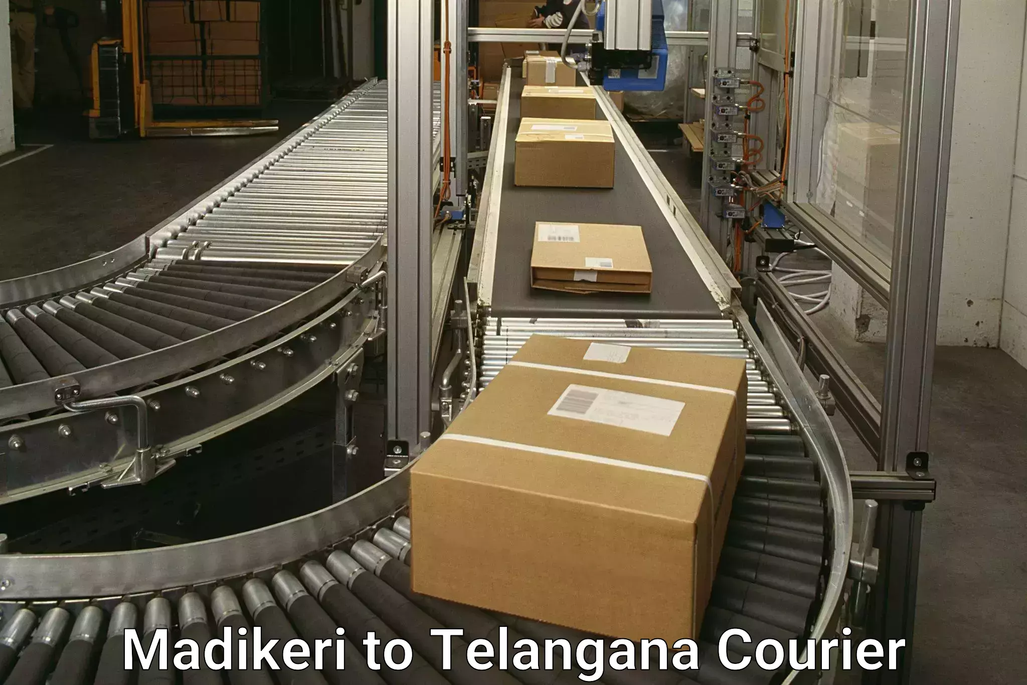 Cost-effective courier solutions Madikeri to Telangana