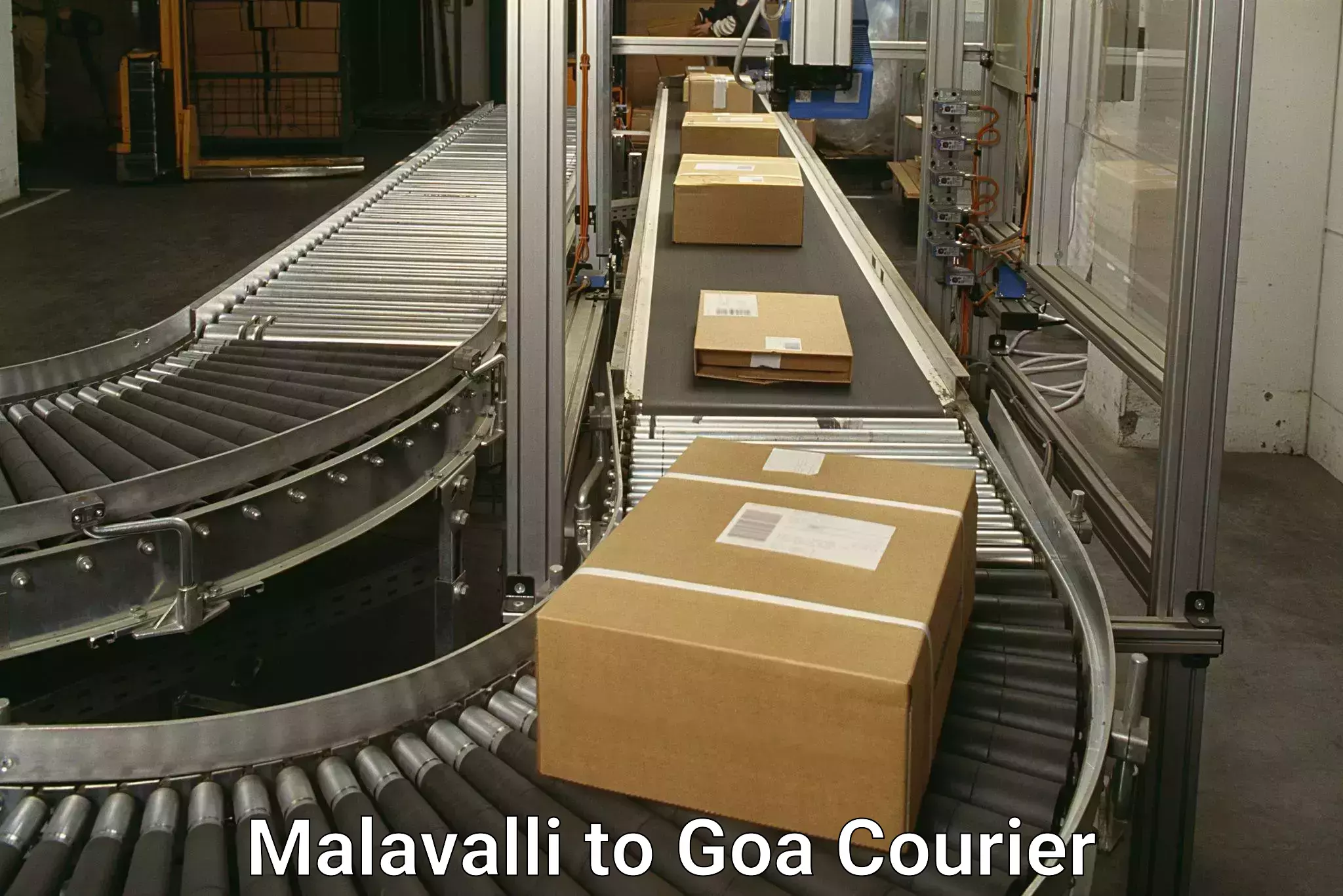End-to-end delivery Malavalli to NIT Goa