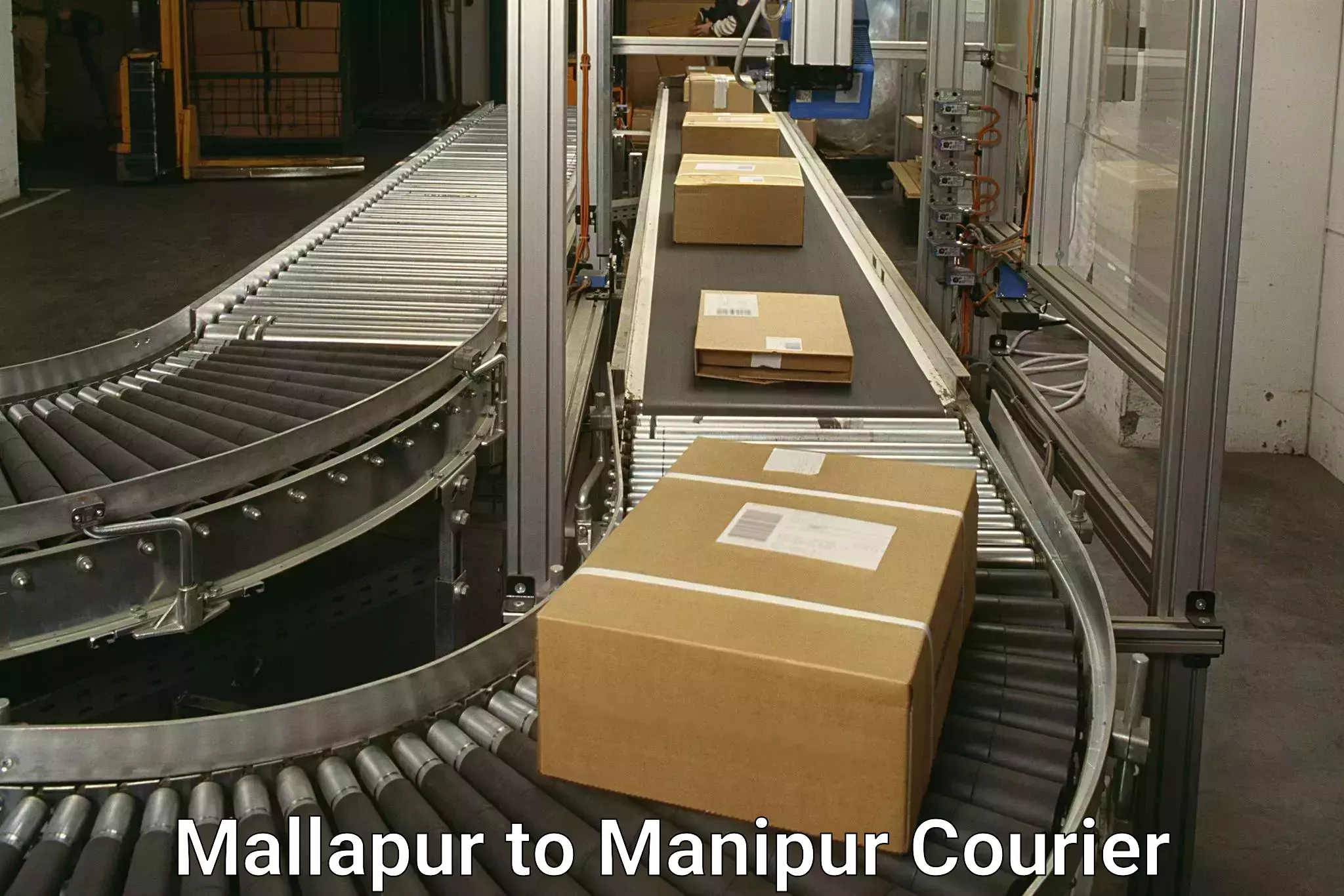 State-of-the-art courier technology Mallapur to Manipur