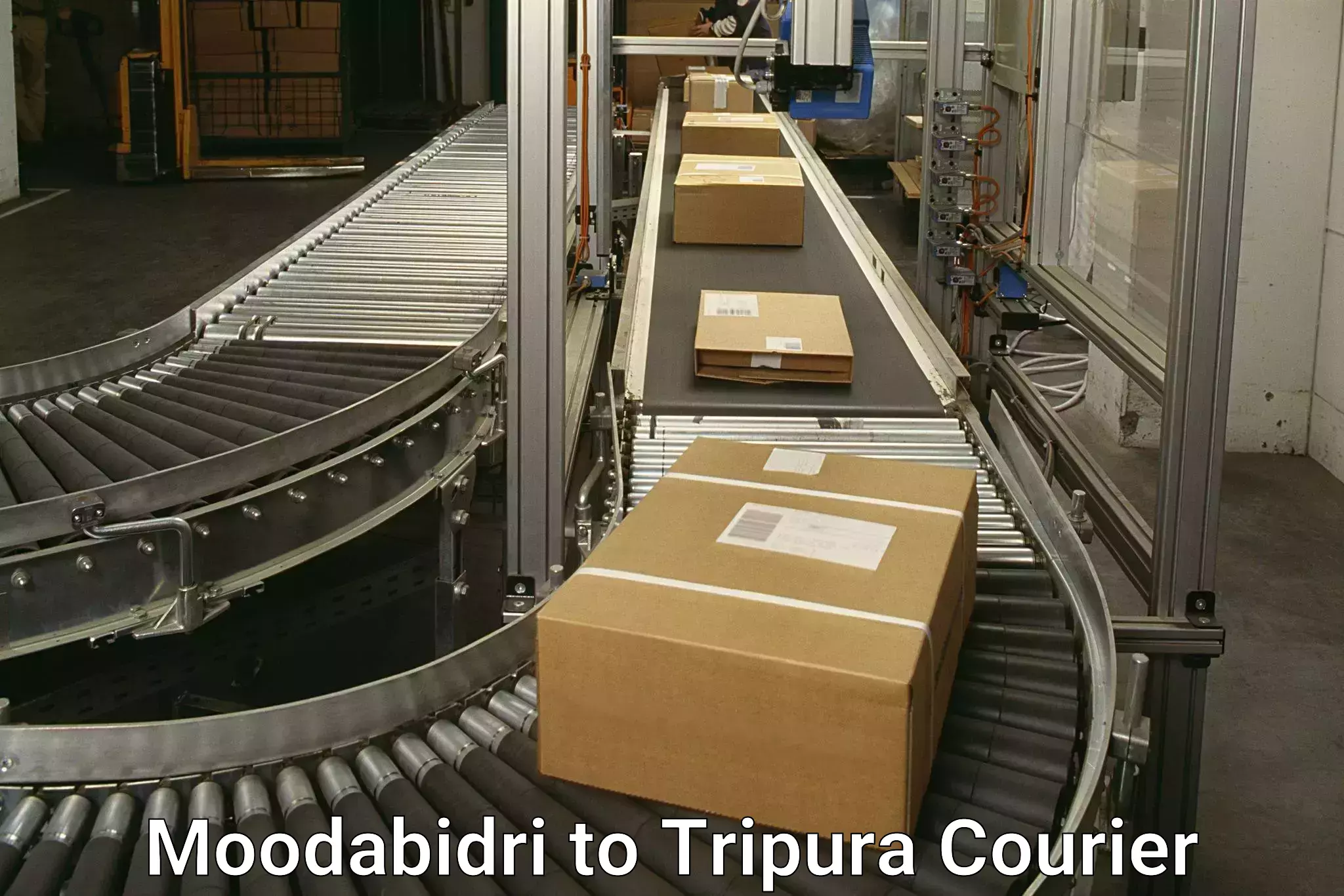Advanced shipping technology Moodabidri to West Tripura