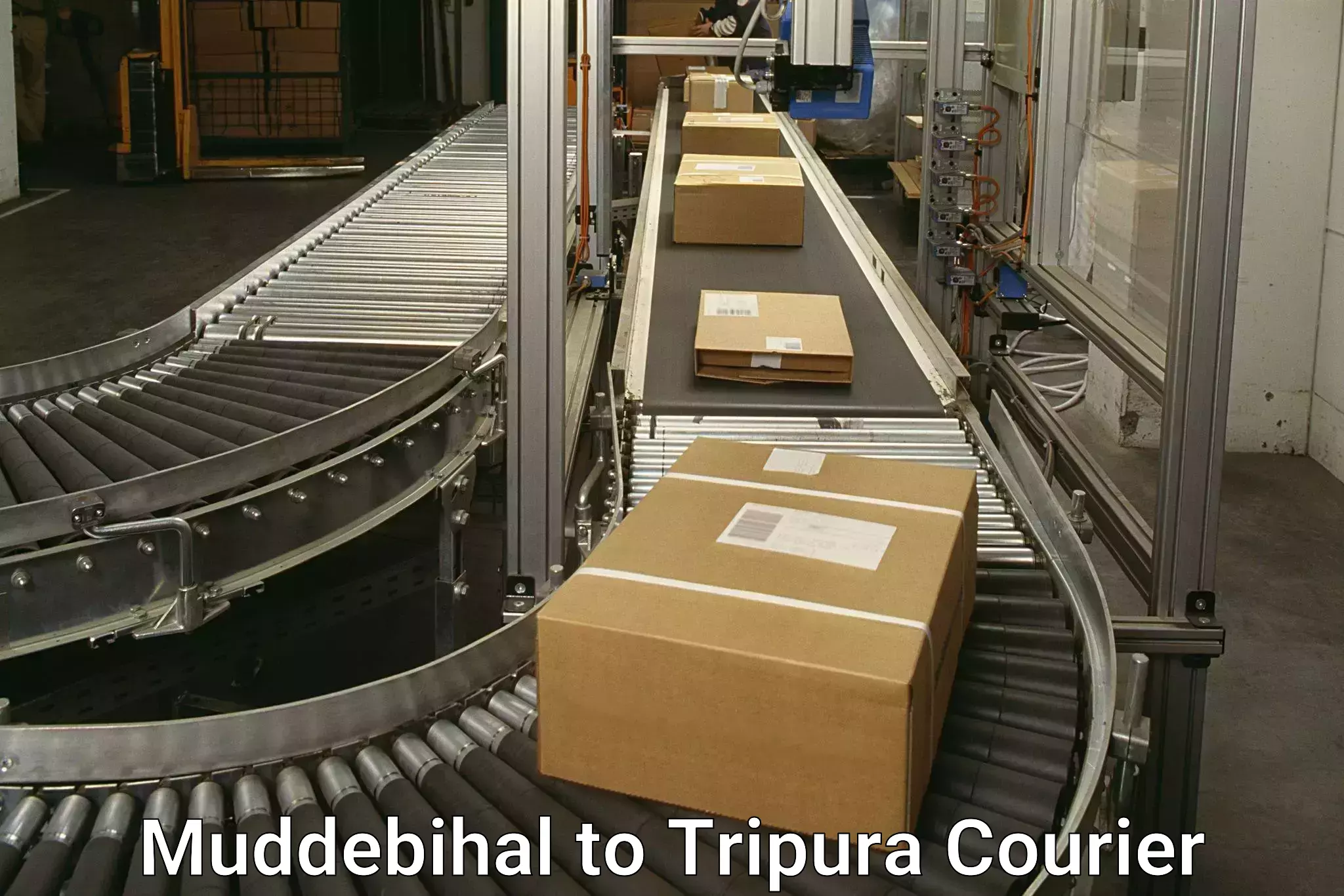 Efficient logistics management Muddebihal to Manu Bazar