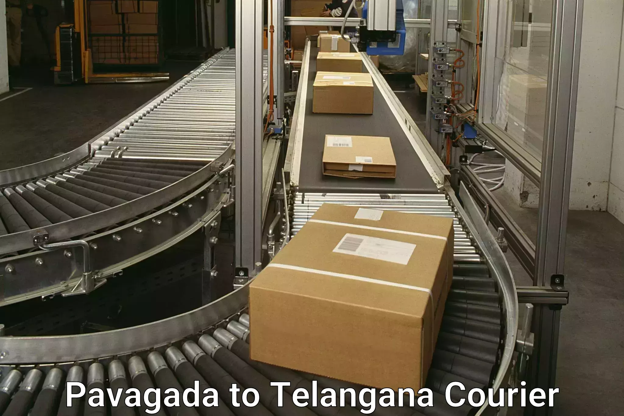 Professional courier services in Pavagada to Yellandu