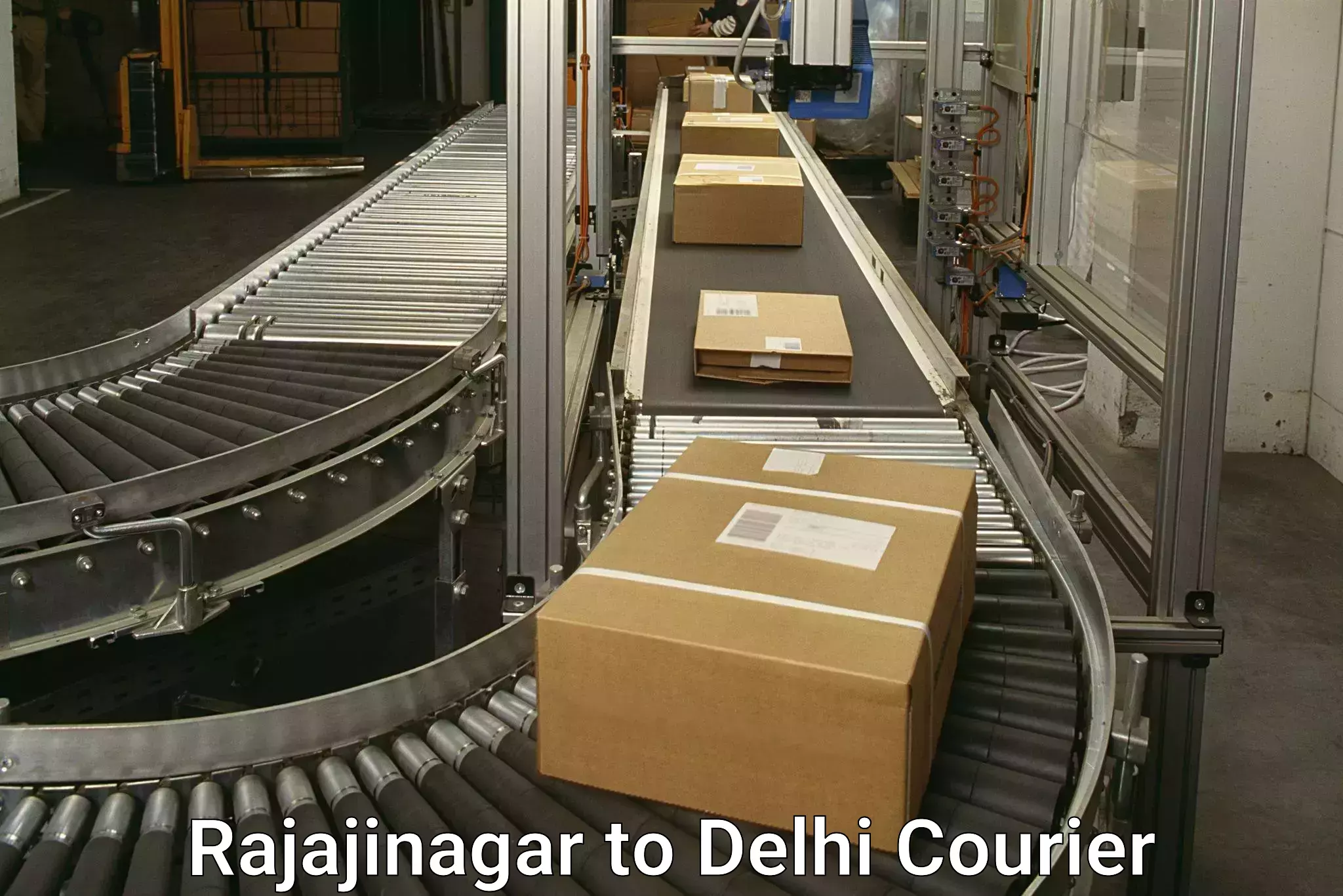 Round-the-clock parcel delivery Rajajinagar to Guru Gobind Singh Indraprastha University New Delhi