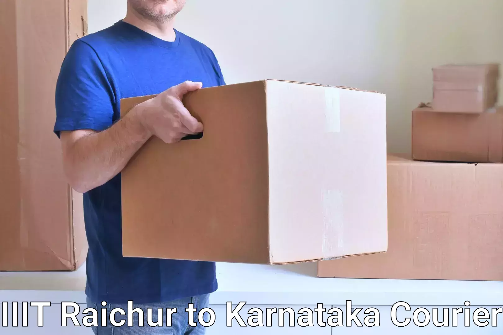 Courier dispatch services IIIT Raichur to Karkala