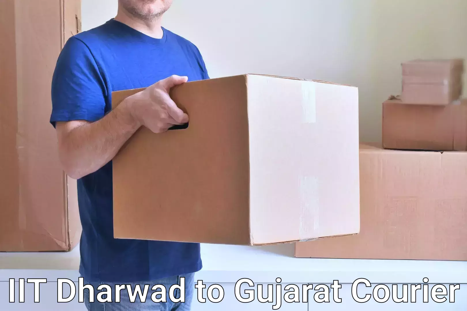 24/7 courier service IIT Dharwad to Vijapur