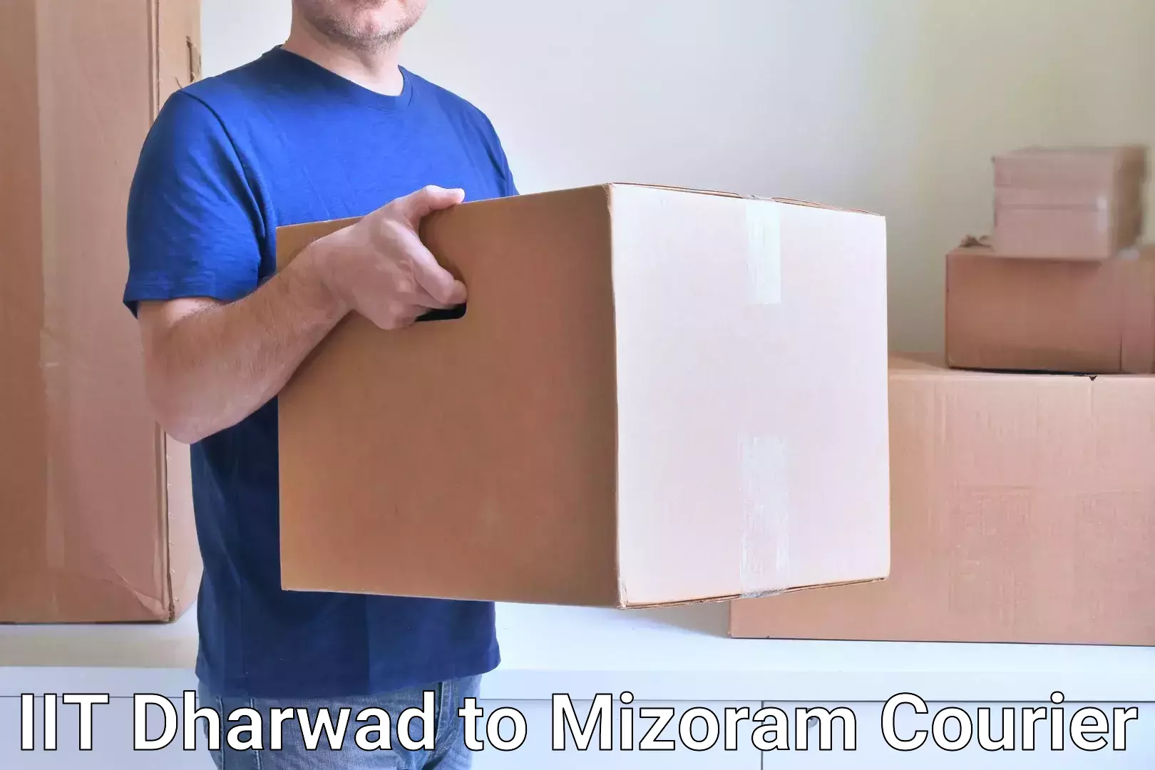 State-of-the-art courier technology IIT Dharwad to Chawngte