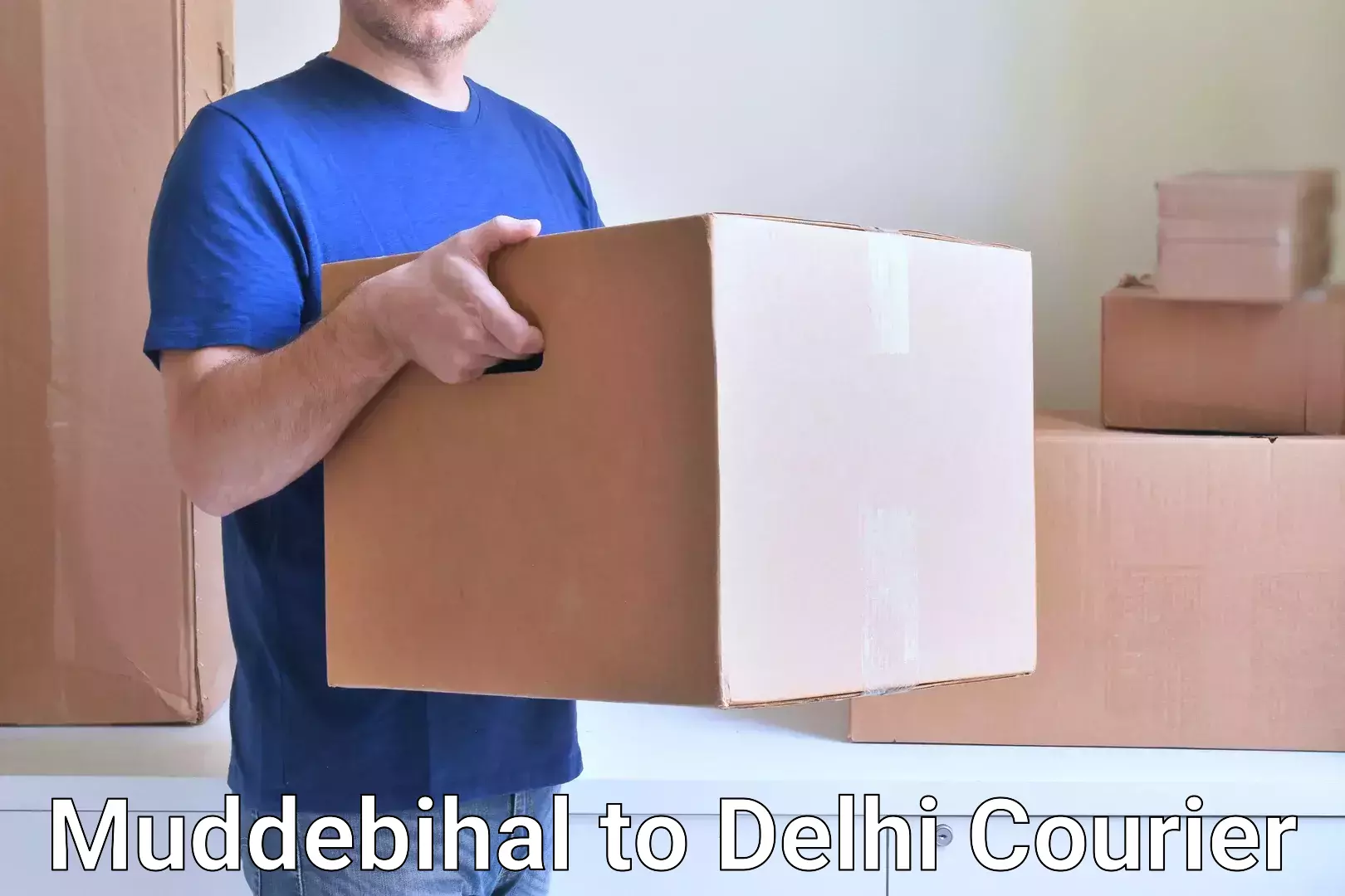 Full-service courier options in Muddebihal to Ashok Vihar