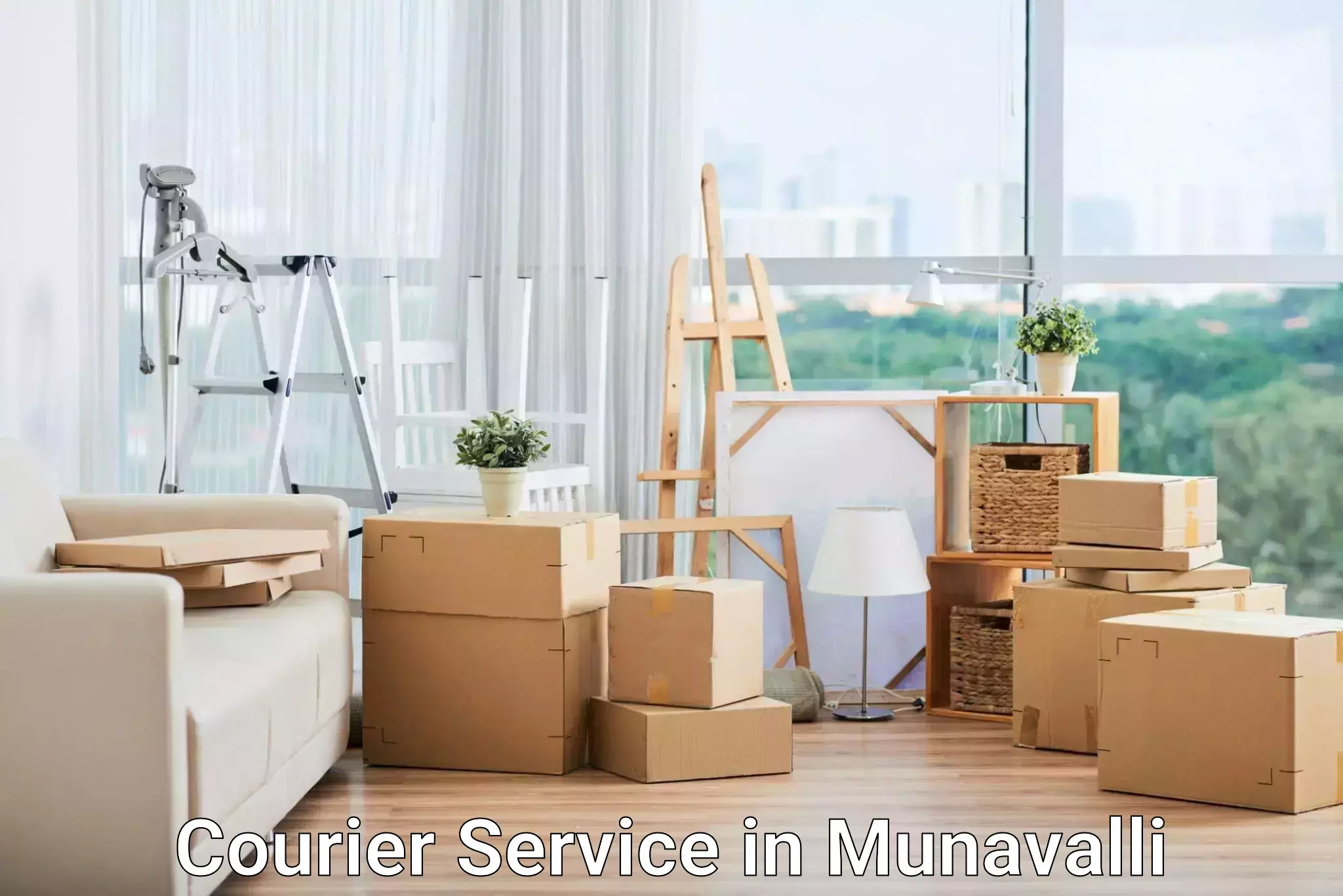 Nationwide courier service in Munavalli
