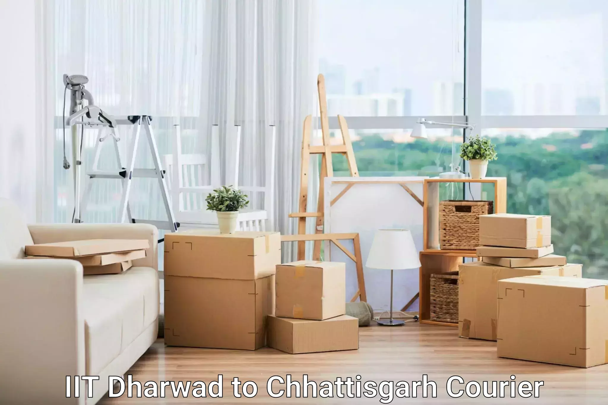 Parcel service for businesses IIT Dharwad to Chhattisgarh