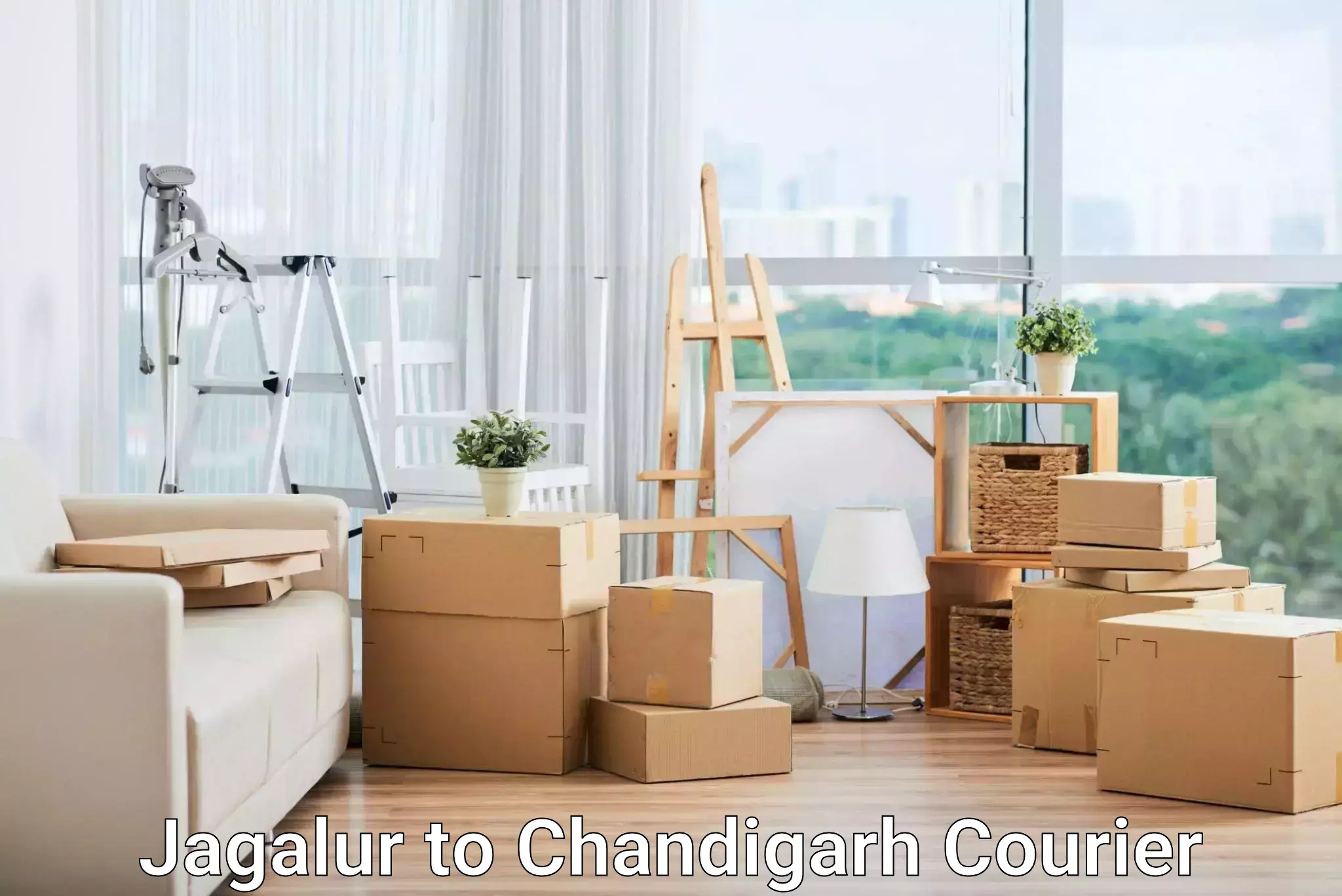 Multi-service courier options Jagalur to Chandigarh