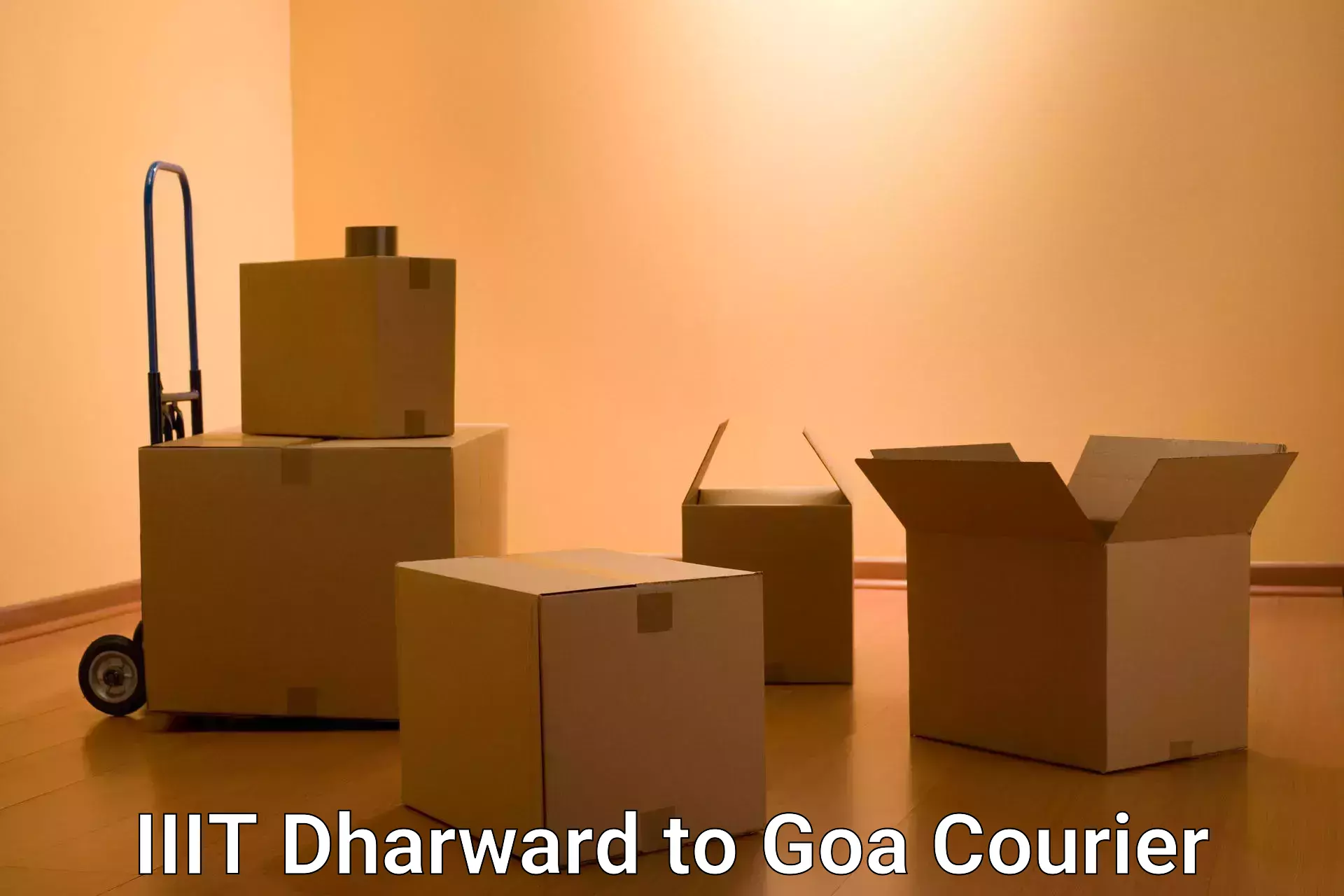 Multi-service courier options IIIT Dharward to Goa