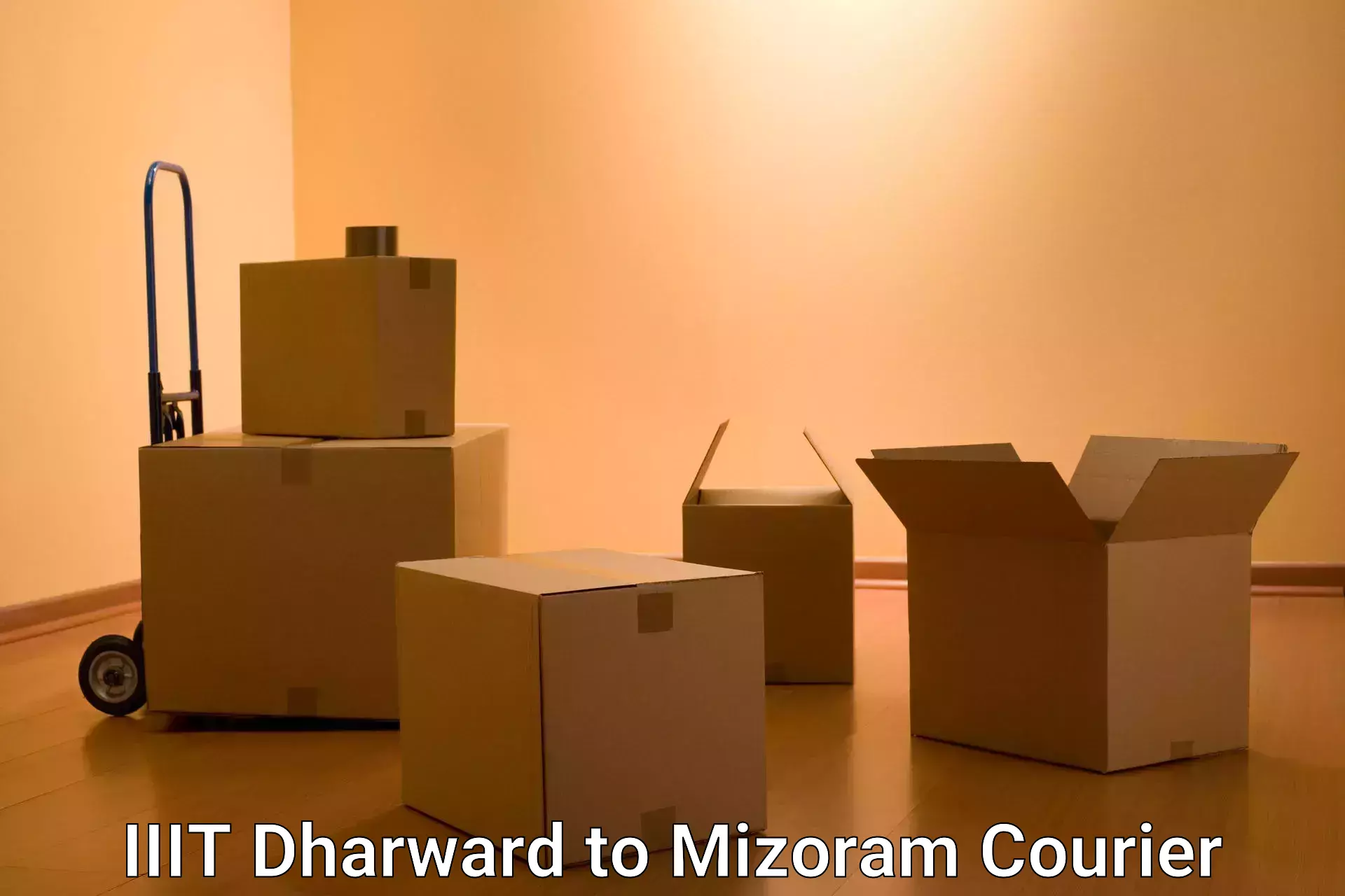 Urban courier service IIIT Dharward to Khawzawl