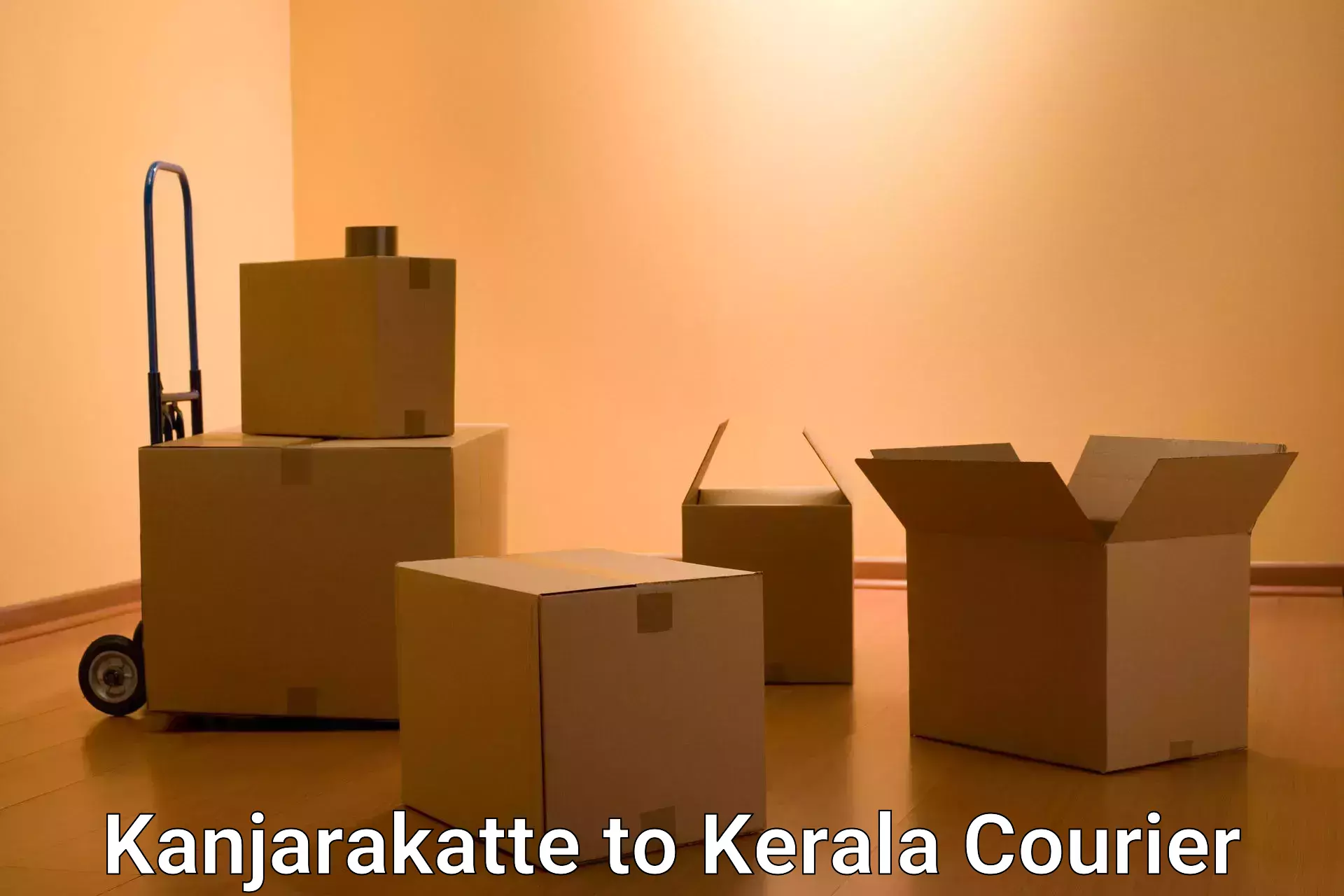 Flexible courier rates Kanjarakatte to Kuttikol