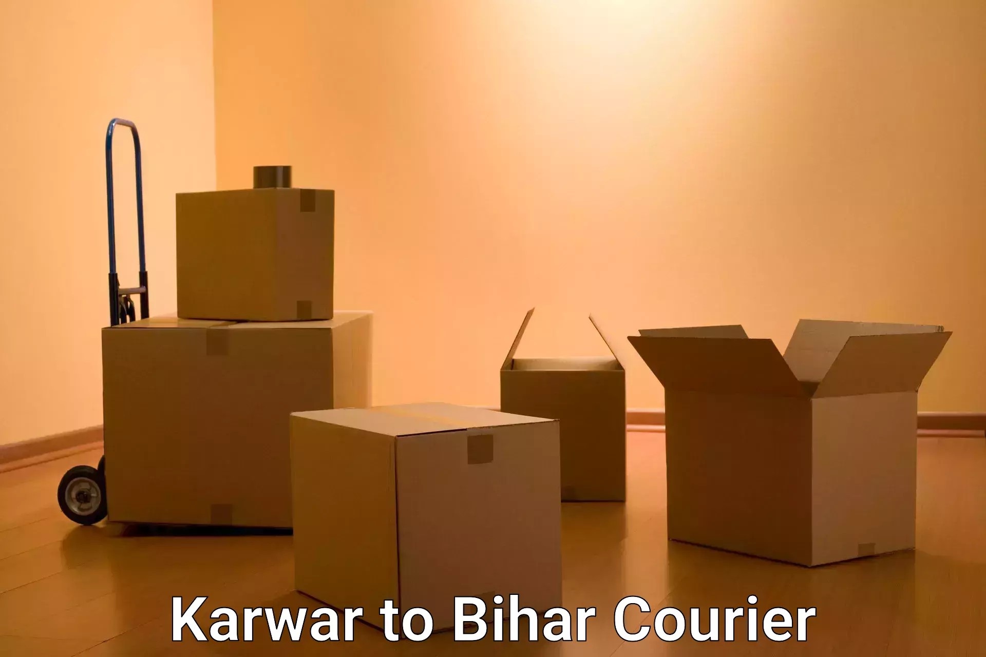 Courier service partnerships Karwar to Aurangabad Bihar