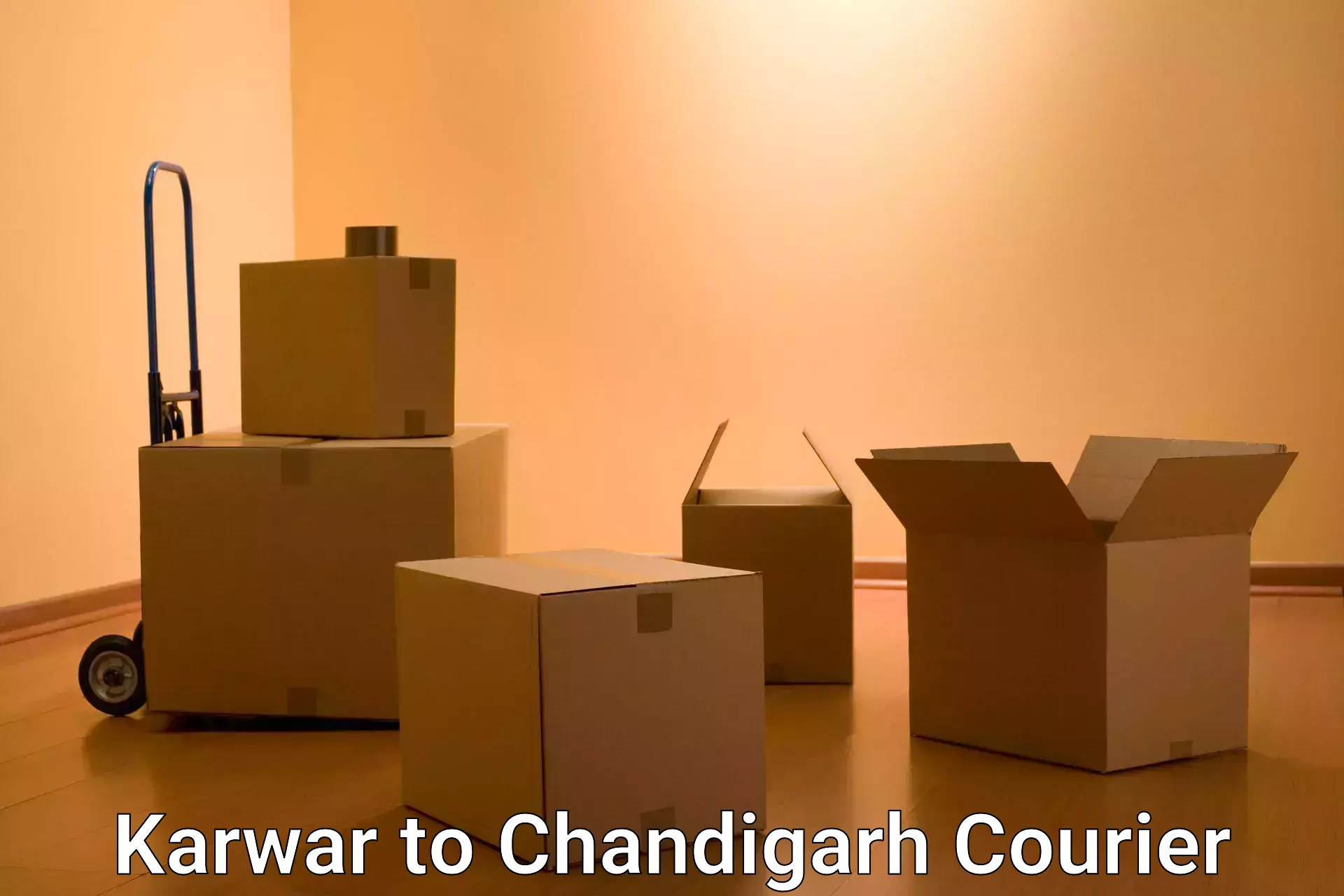 Heavy parcel delivery Karwar to Kharar