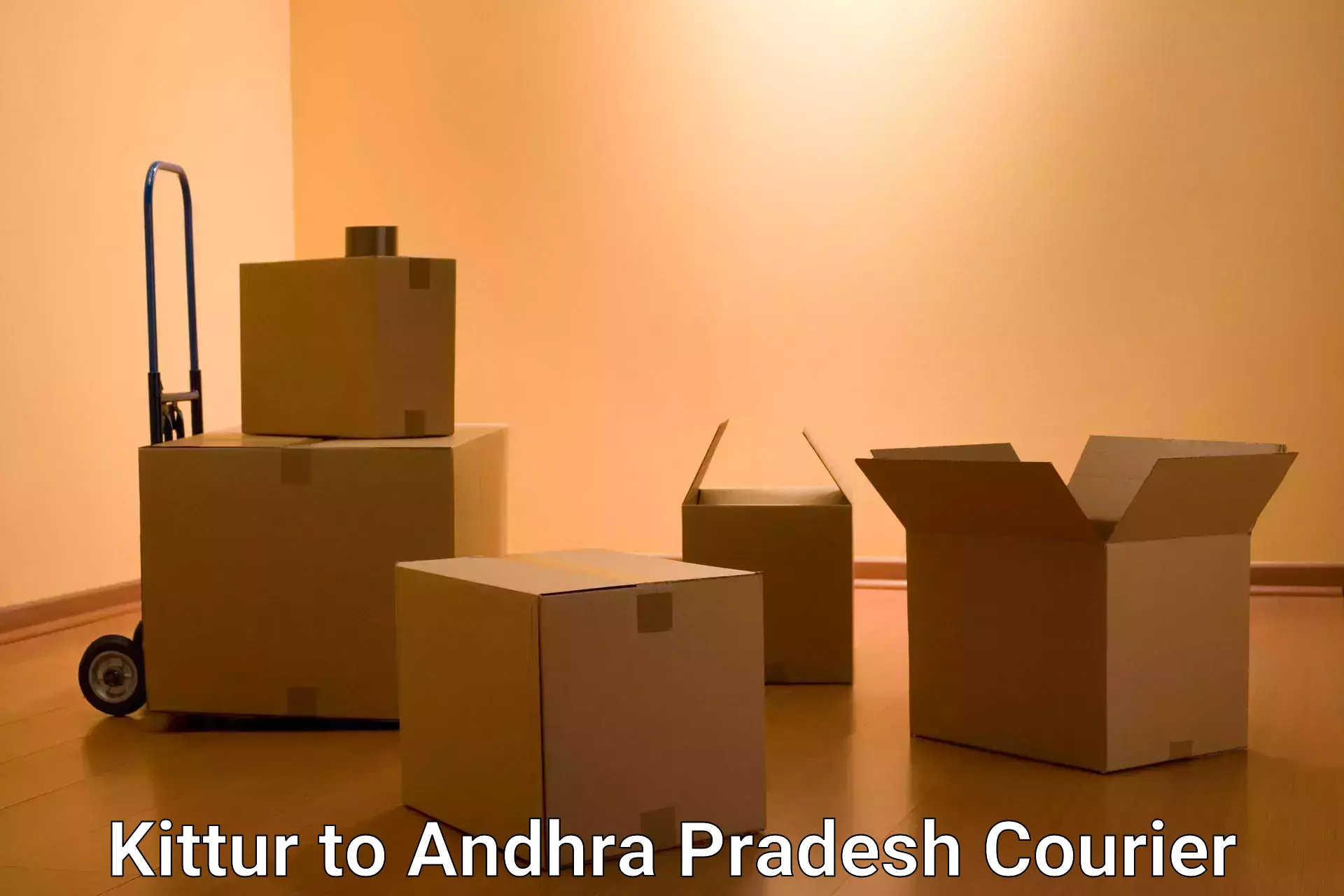 Professional courier services Kittur to Gandhi Institute of Technology and Management Visakhapatnam