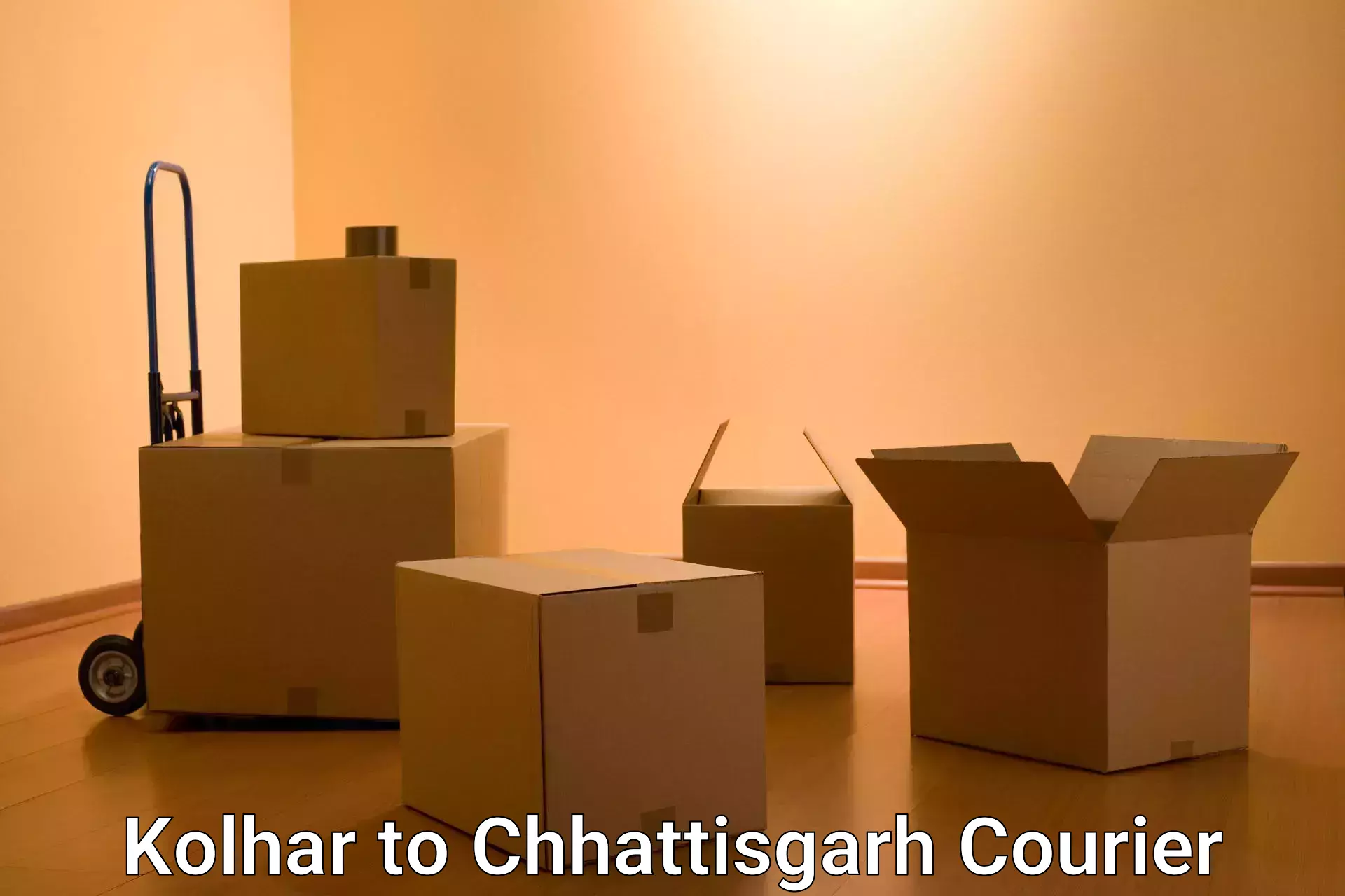 Dynamic courier operations Kolhar to Chhattisgarh