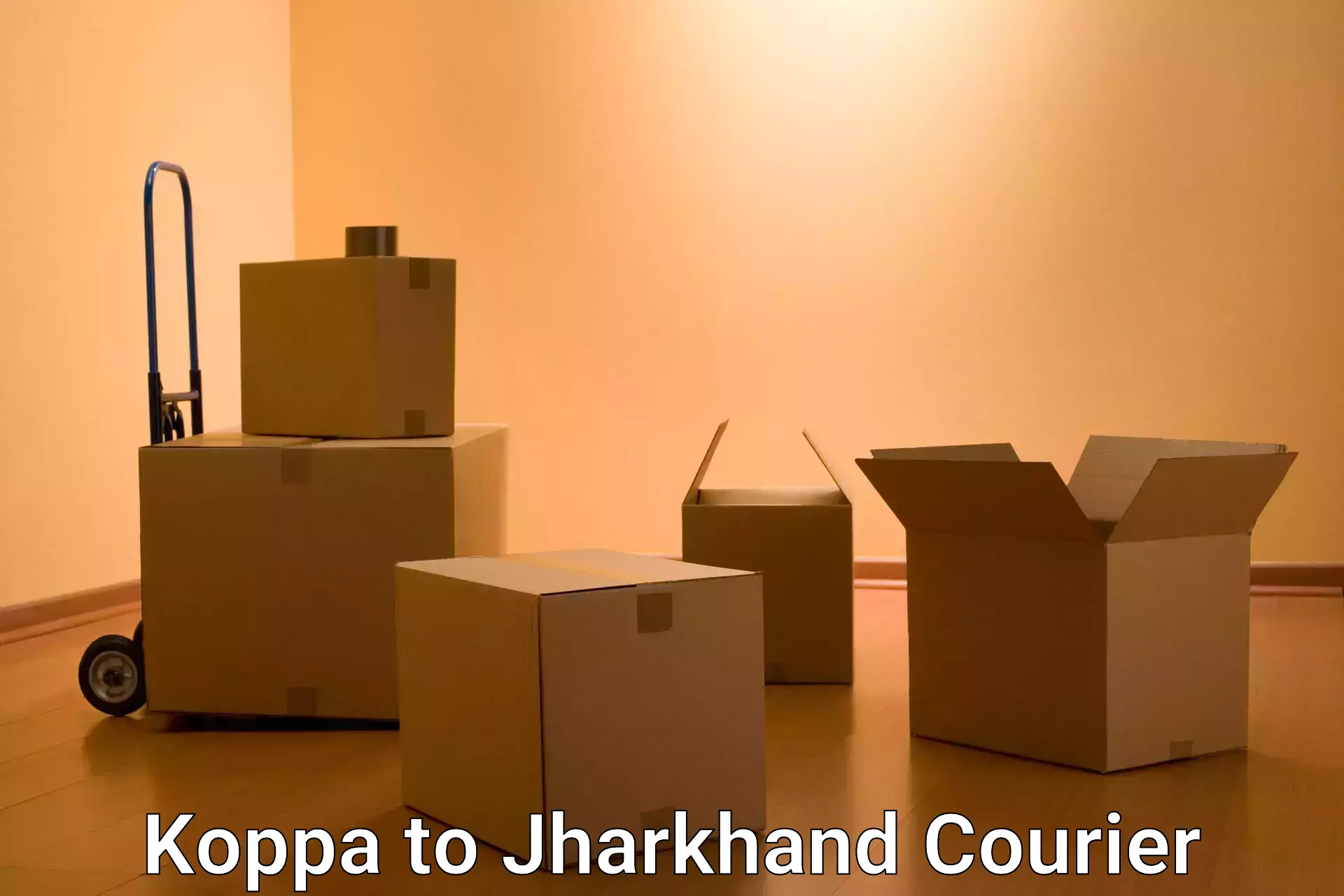 Automated parcel services in Koppa to Jamshedpur