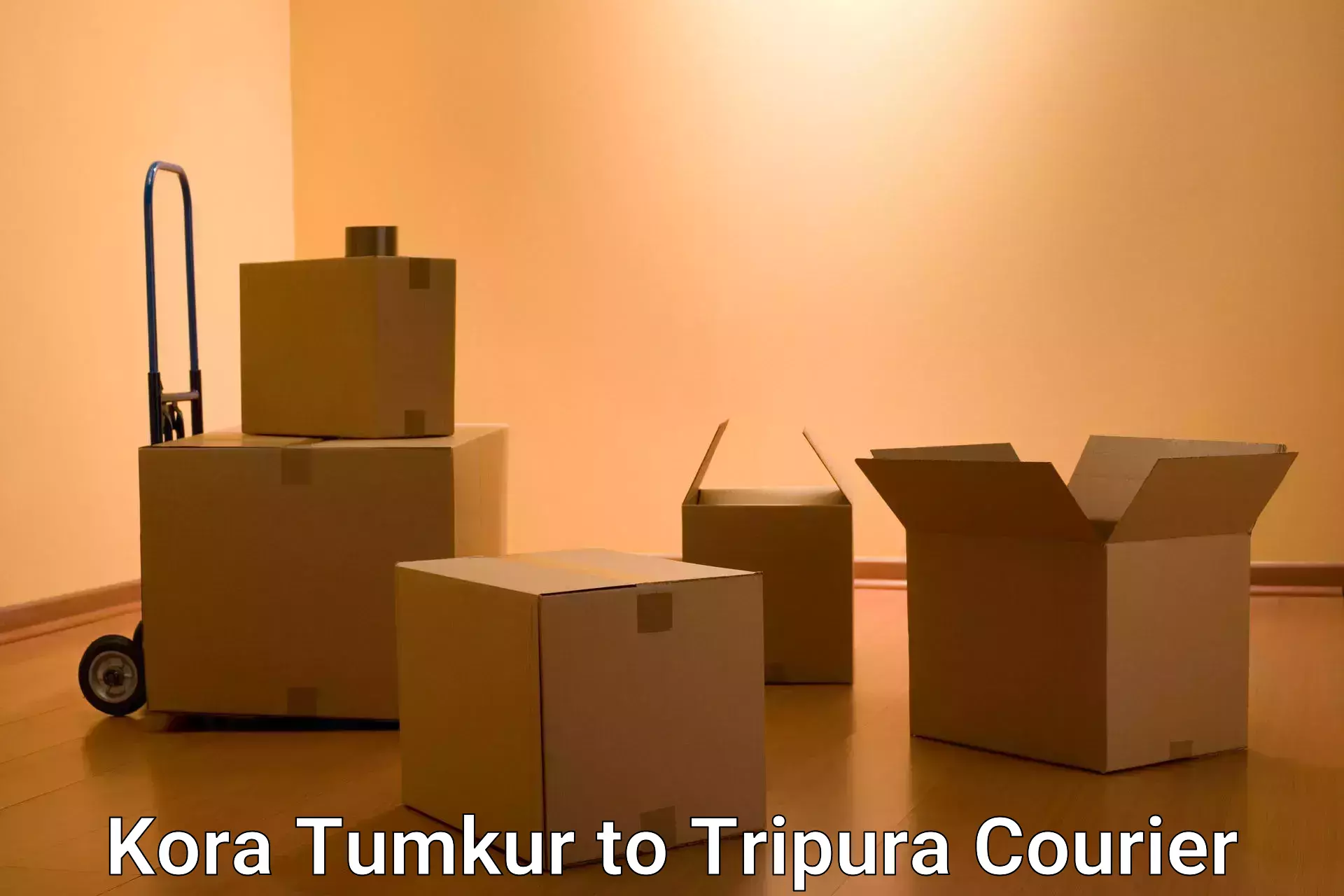 High-capacity parcel service Kora Tumkur to Amarpur Gomati