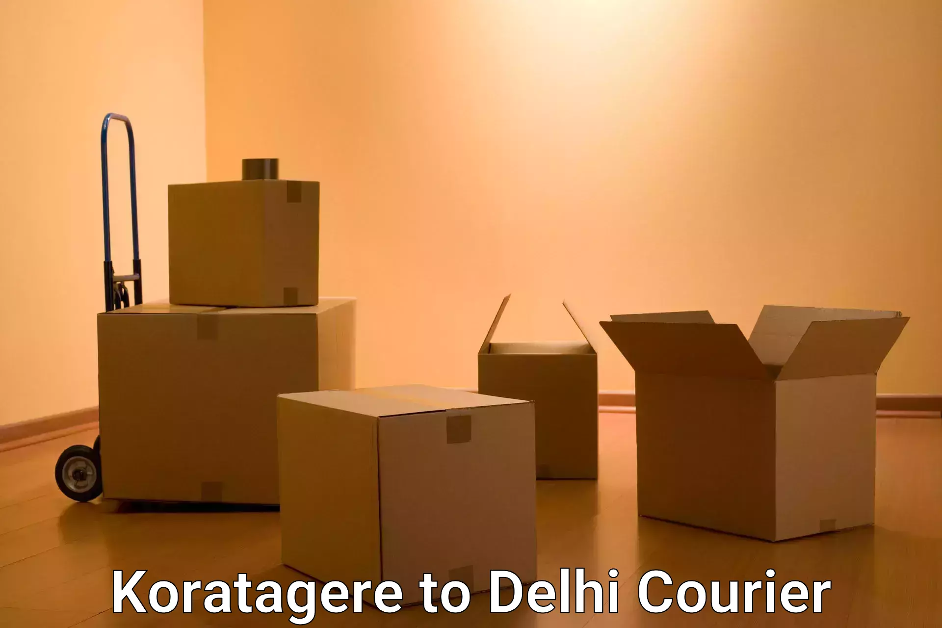 End-to-end delivery Koratagere to University of Delhi