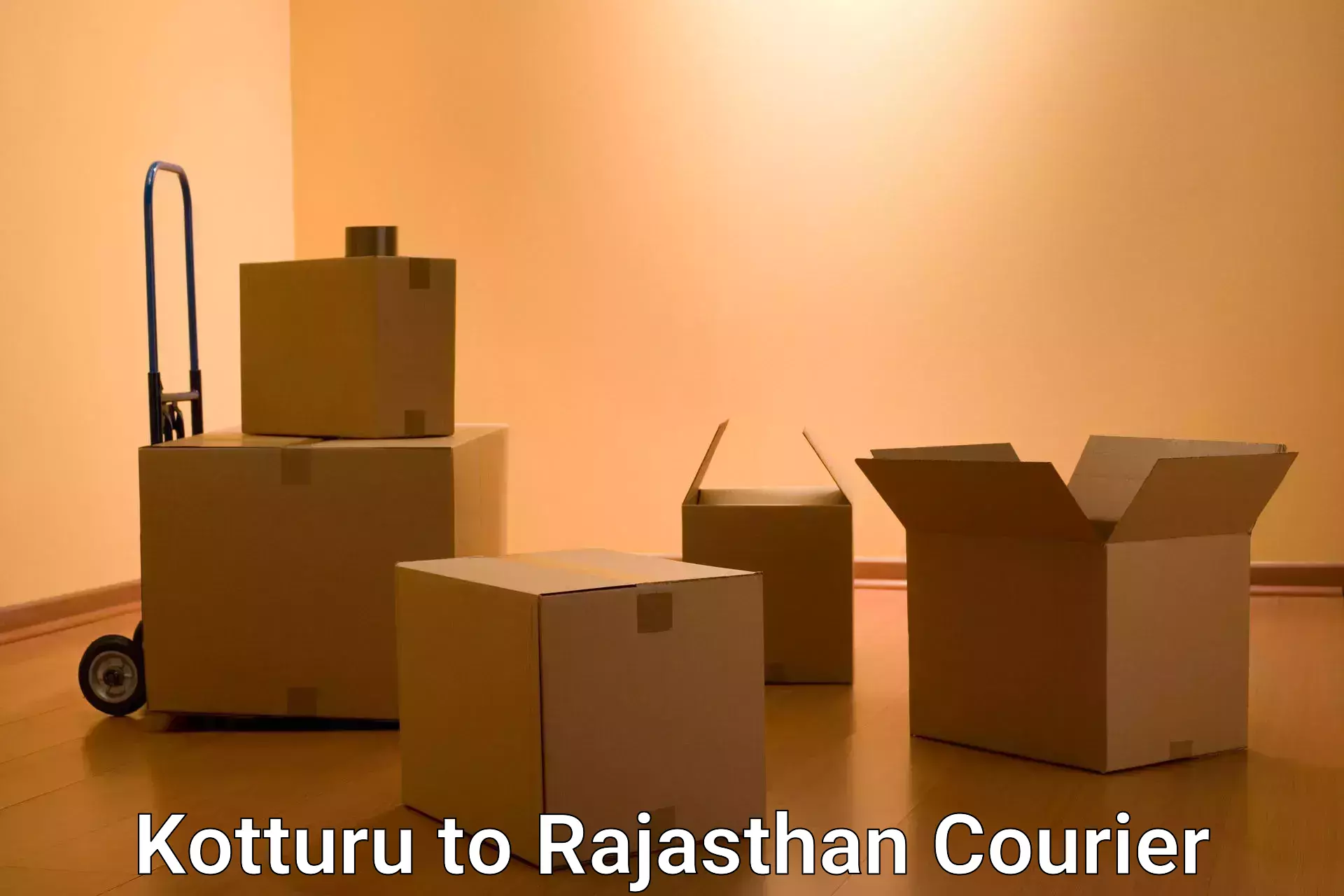 On-call courier service Kotturu to Rajasthan