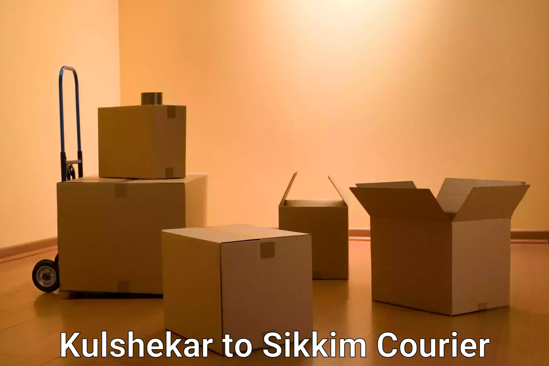 Optimized courier strategies Kulshekar to Mangan