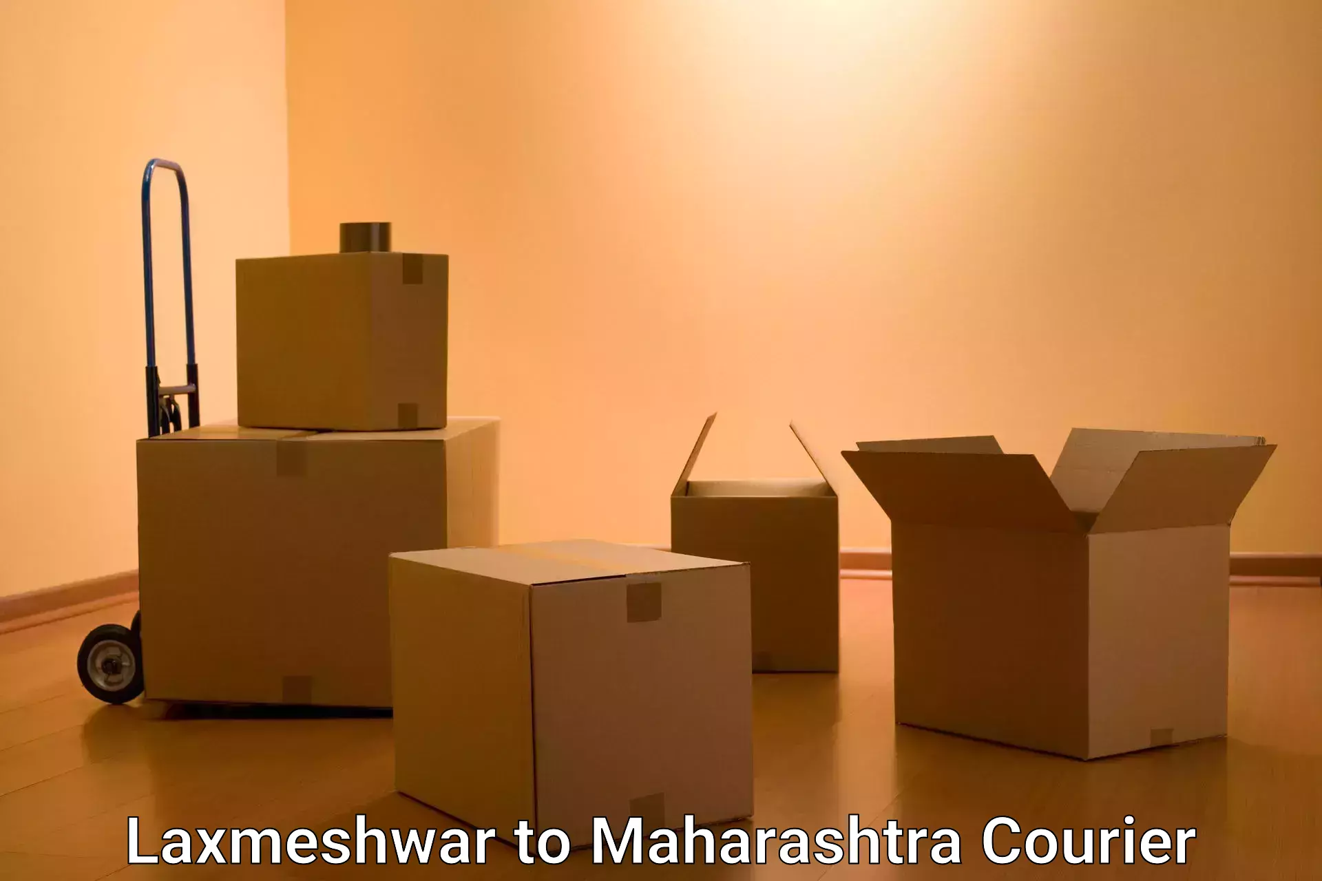 Courier service efficiency in Laxmeshwar to Ahmednagar