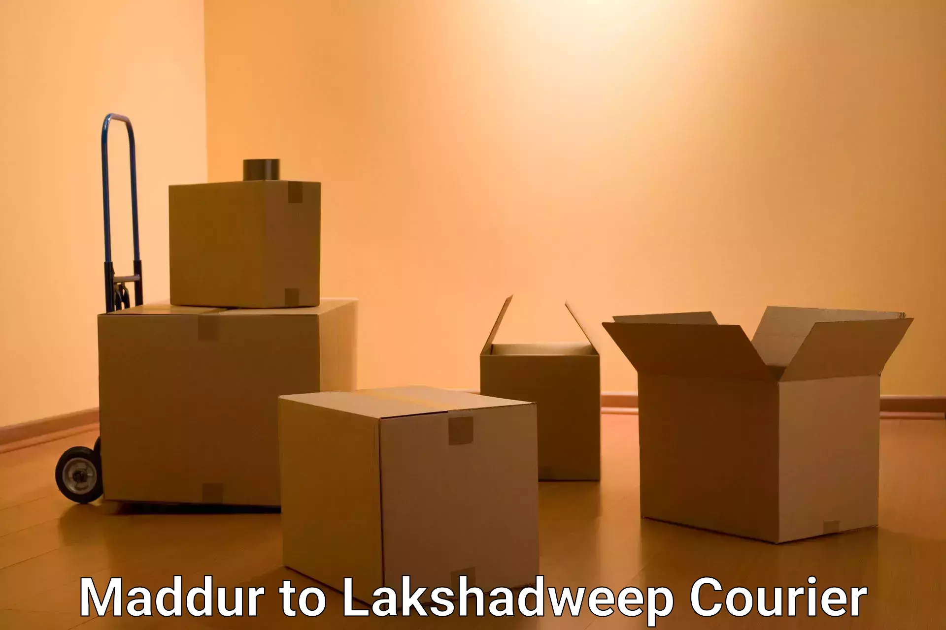 Quality courier services Maddur to Lakshadweep