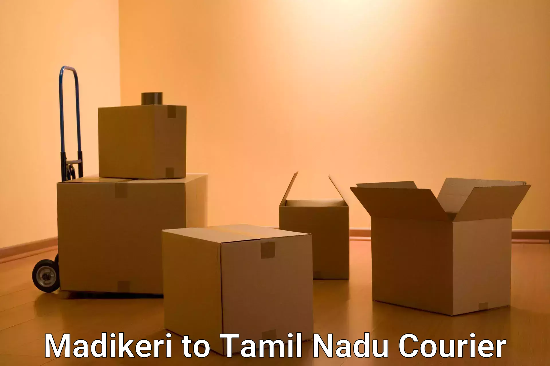 Customer-oriented courier services Madikeri to Dharapuram