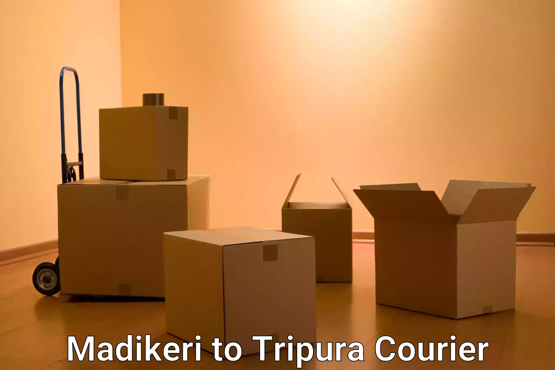 State-of-the-art courier technology Madikeri to IIIT Agartala