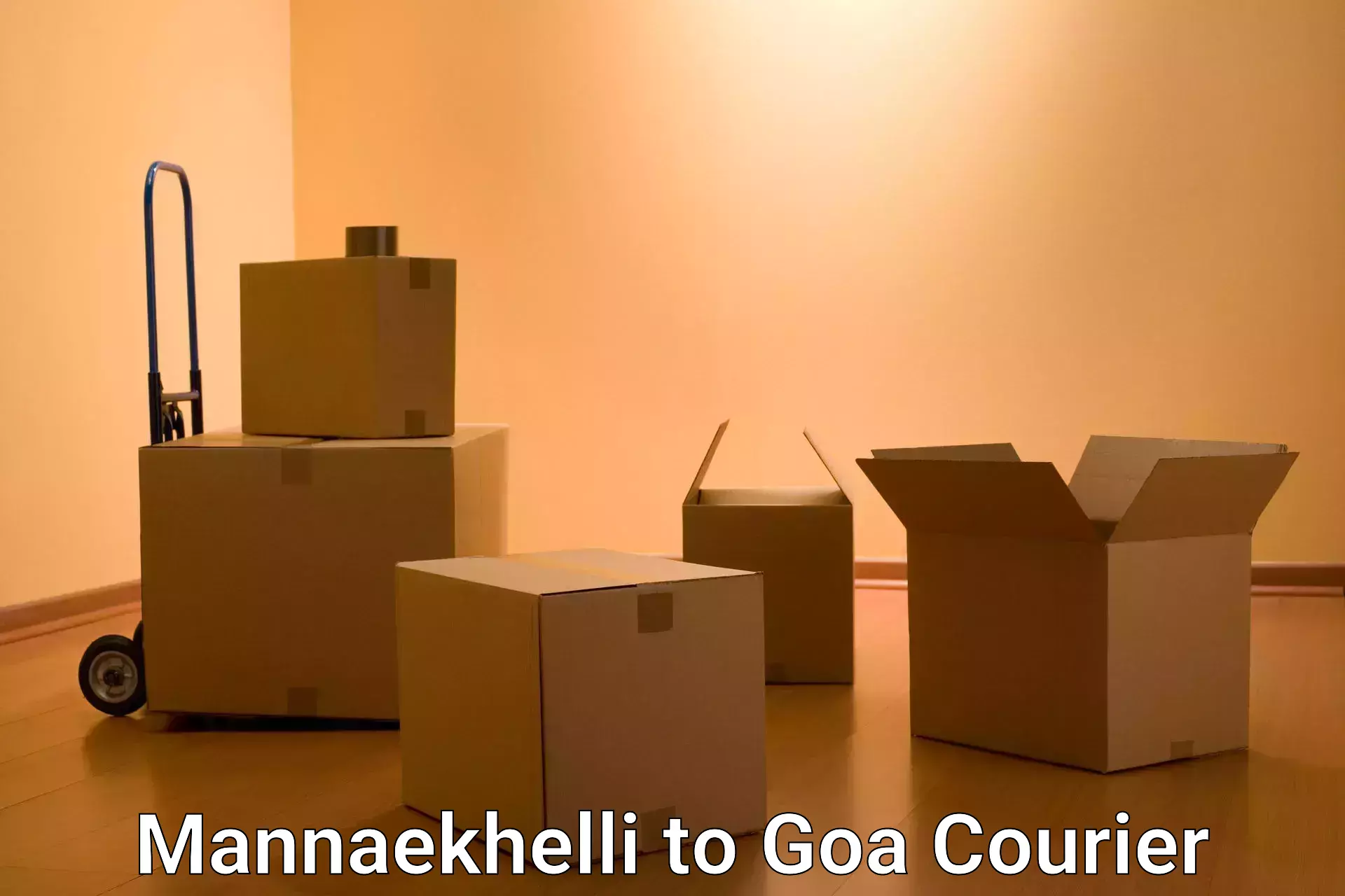 Modern courier technology Mannaekhelli to Goa